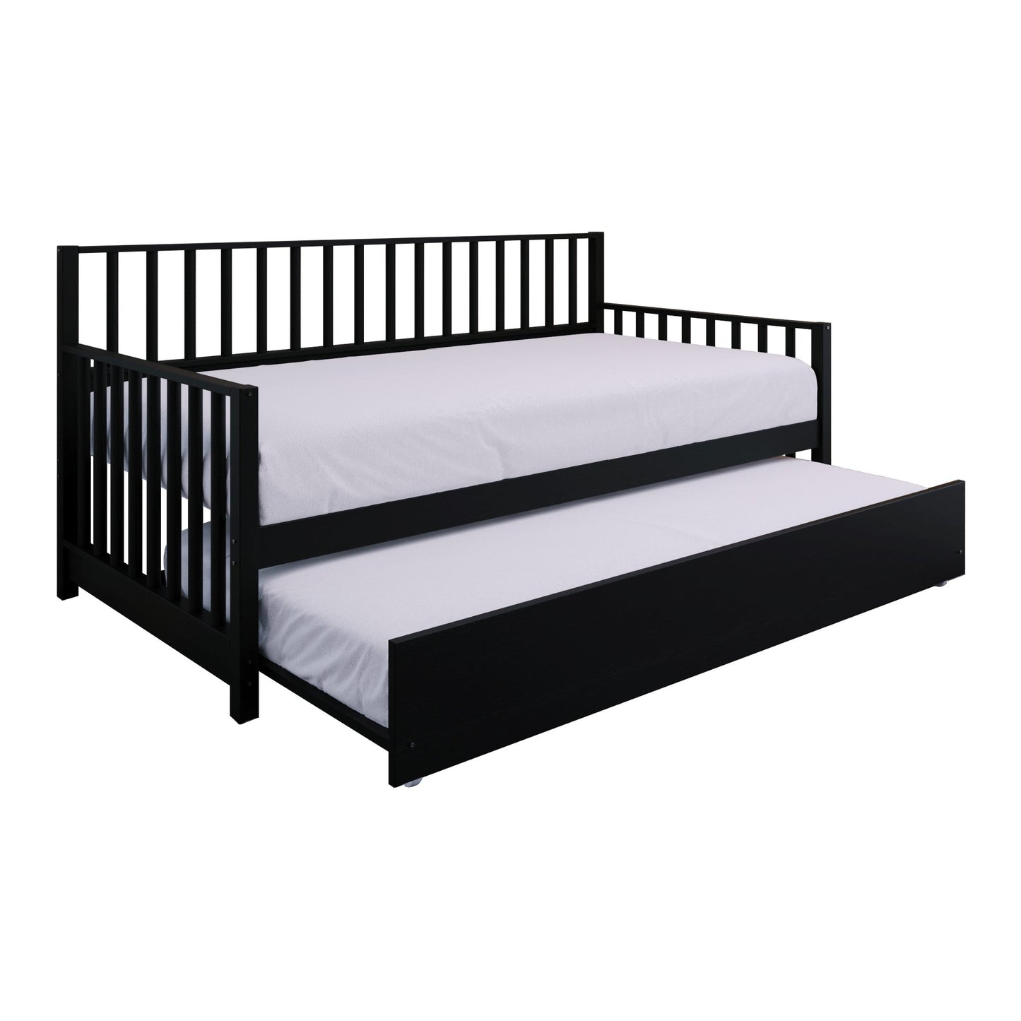 Odean Wooden Twin Size Daybed With Trundle