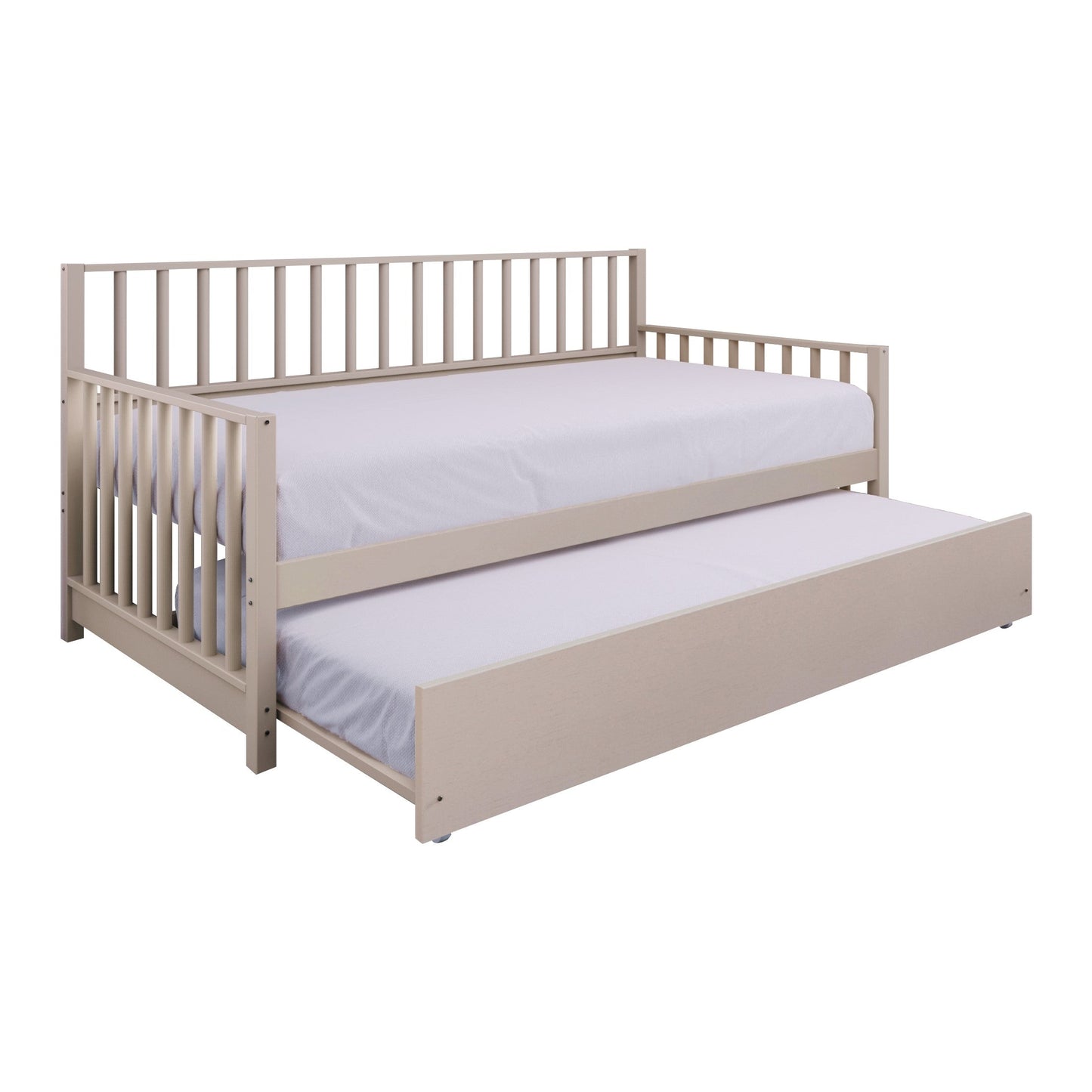 Odean Wooden Twin Size Daybed With Trundle