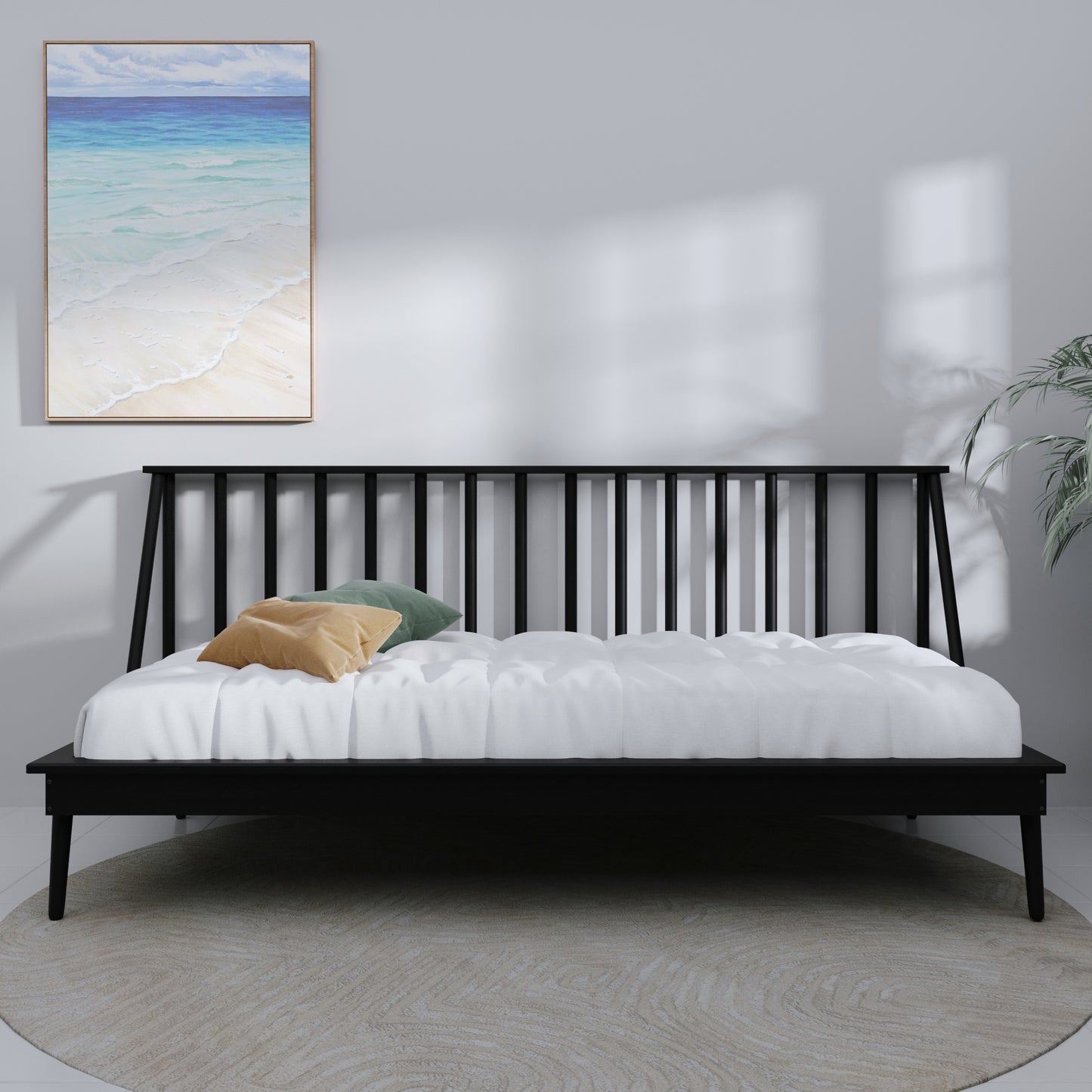 Kimitri Vintage Wooden Twin Size Daybed