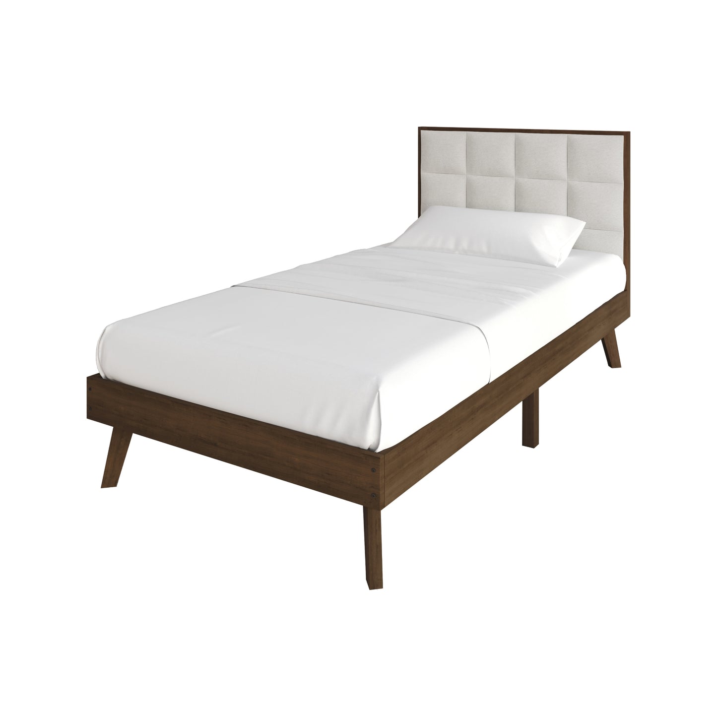 Tashanique Vintage Wooden Platform Bed