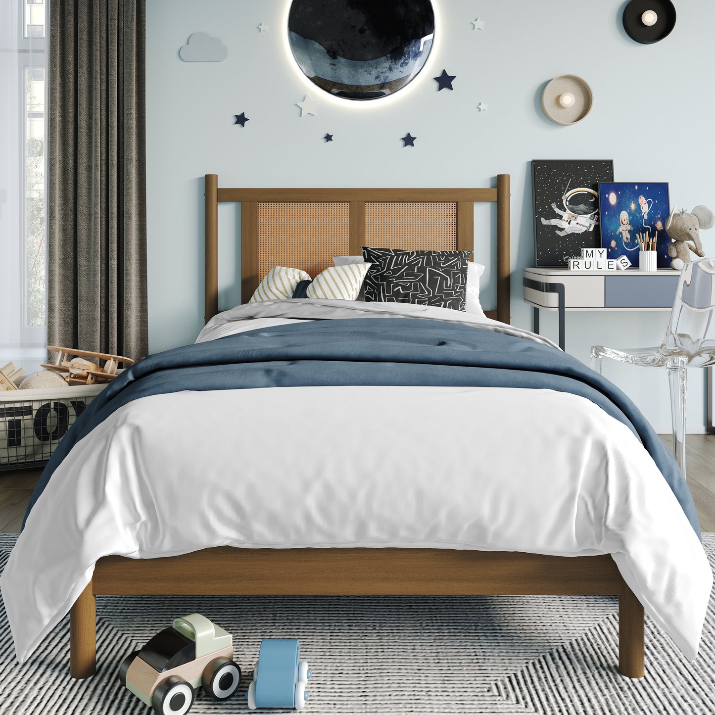 Paitynn Wooden Platform Bed