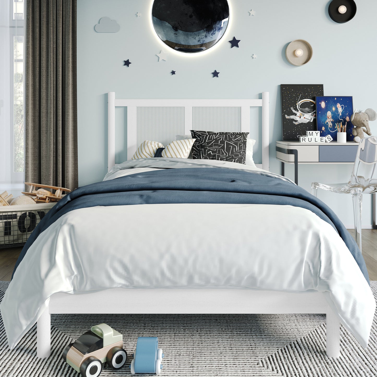 Paitynn Wooden Platform Bed