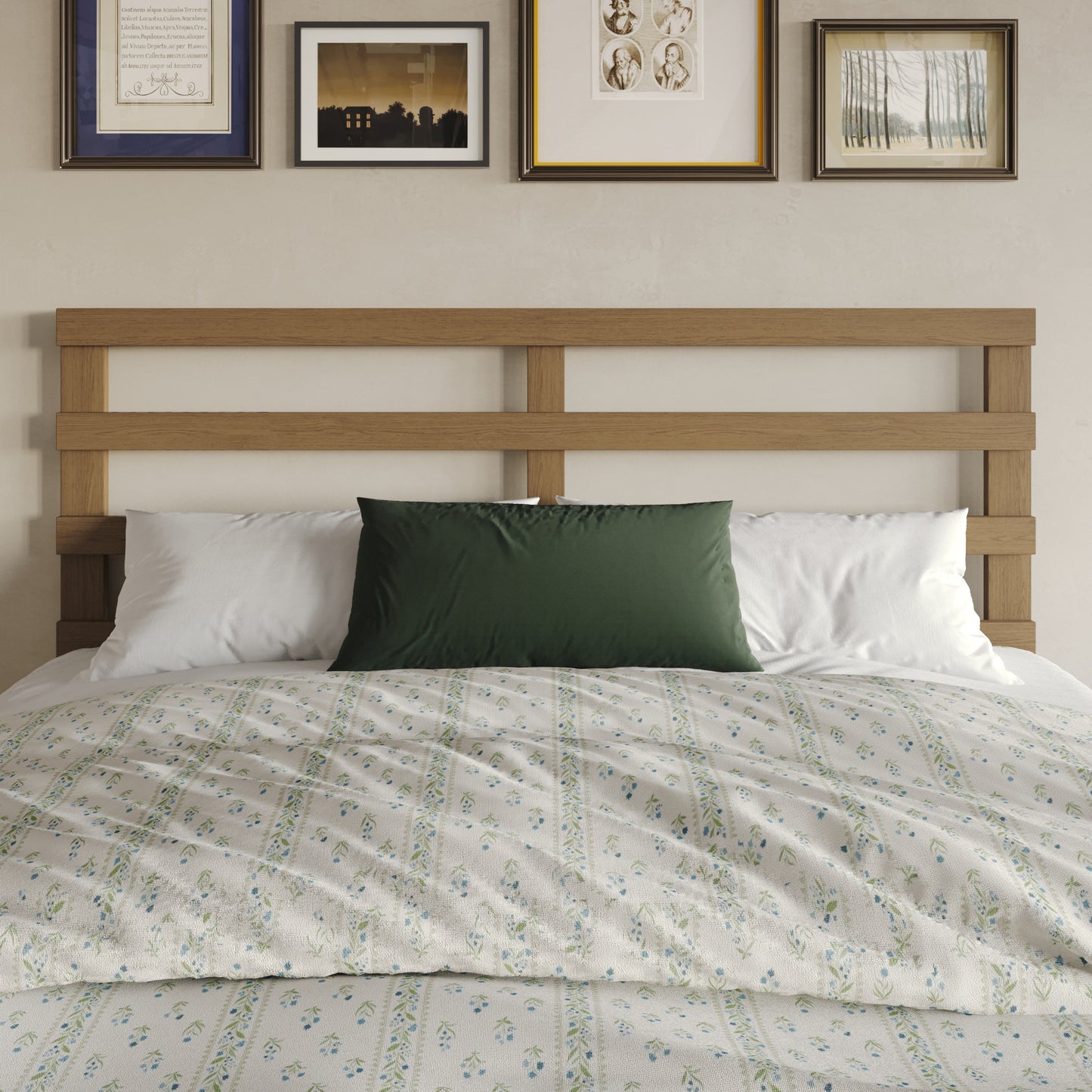 Tressy Timeless Wooden Headboard