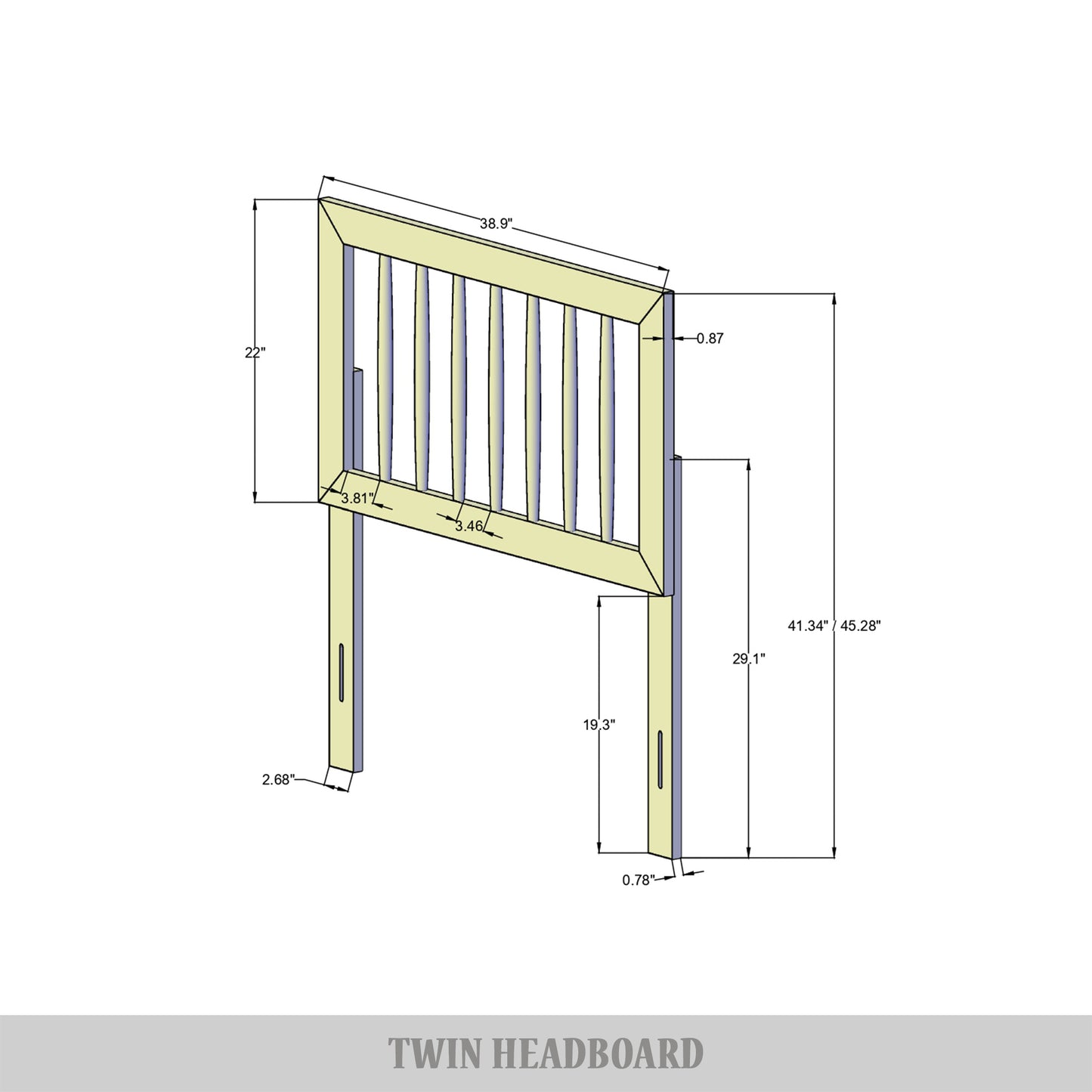 Teahna Wooden Headboard