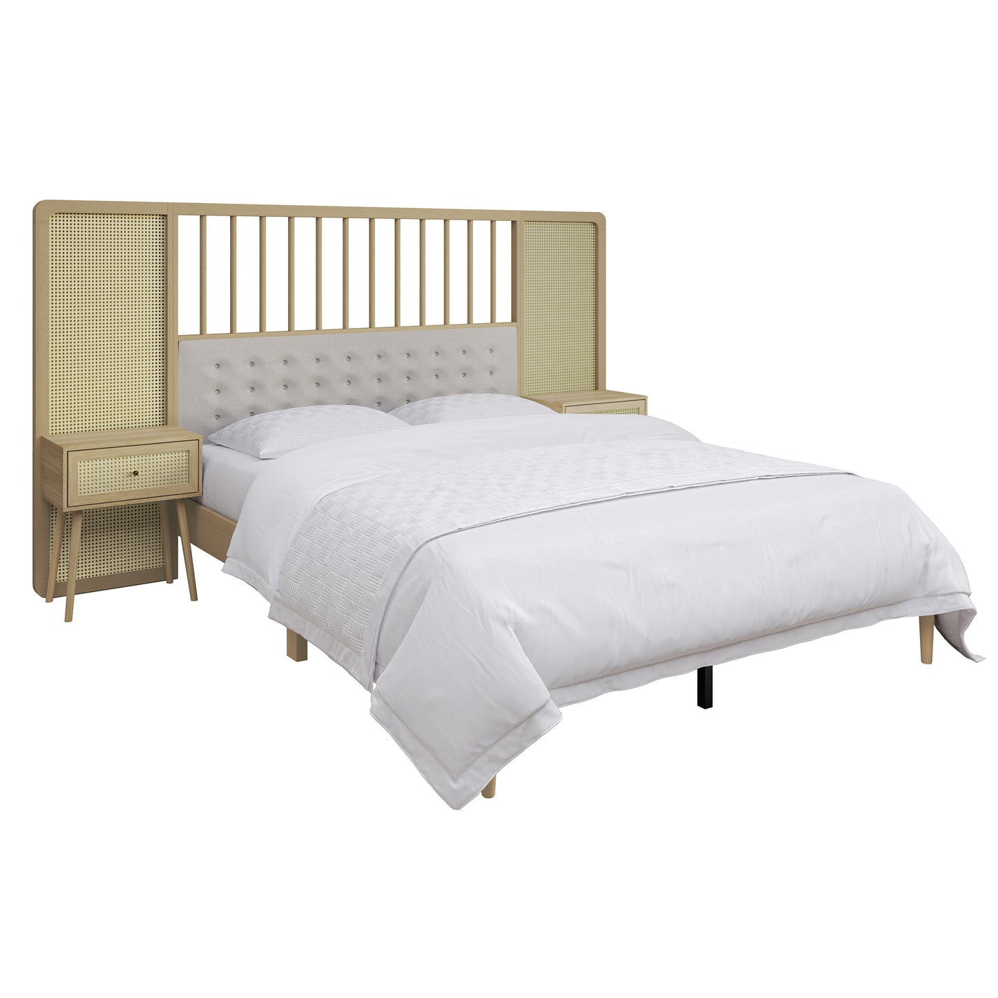 Burckard Wall Bed with 2 Nightstand