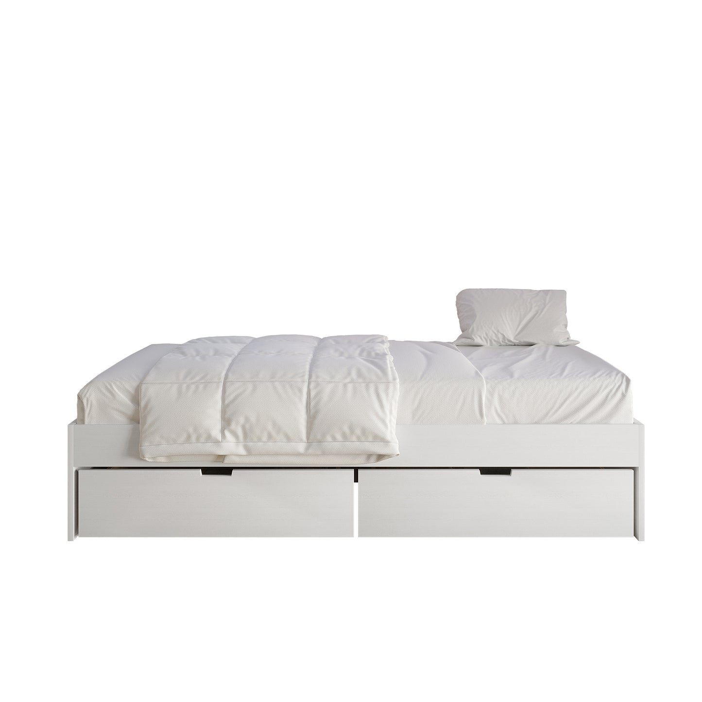 Wooden Mates Bed with Storage Drawers