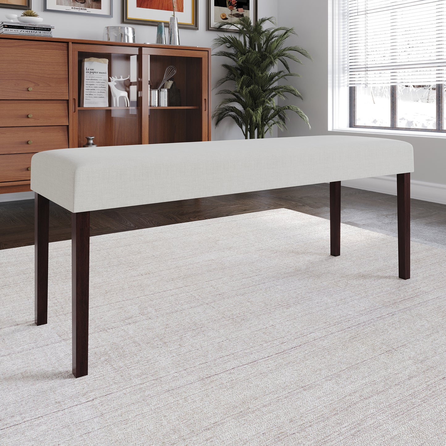 Danyel Elegant Solid Bench