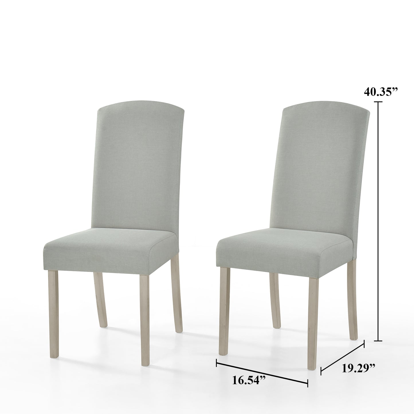 Paulett Elegant Solid Dining Chairs (Set of 4)