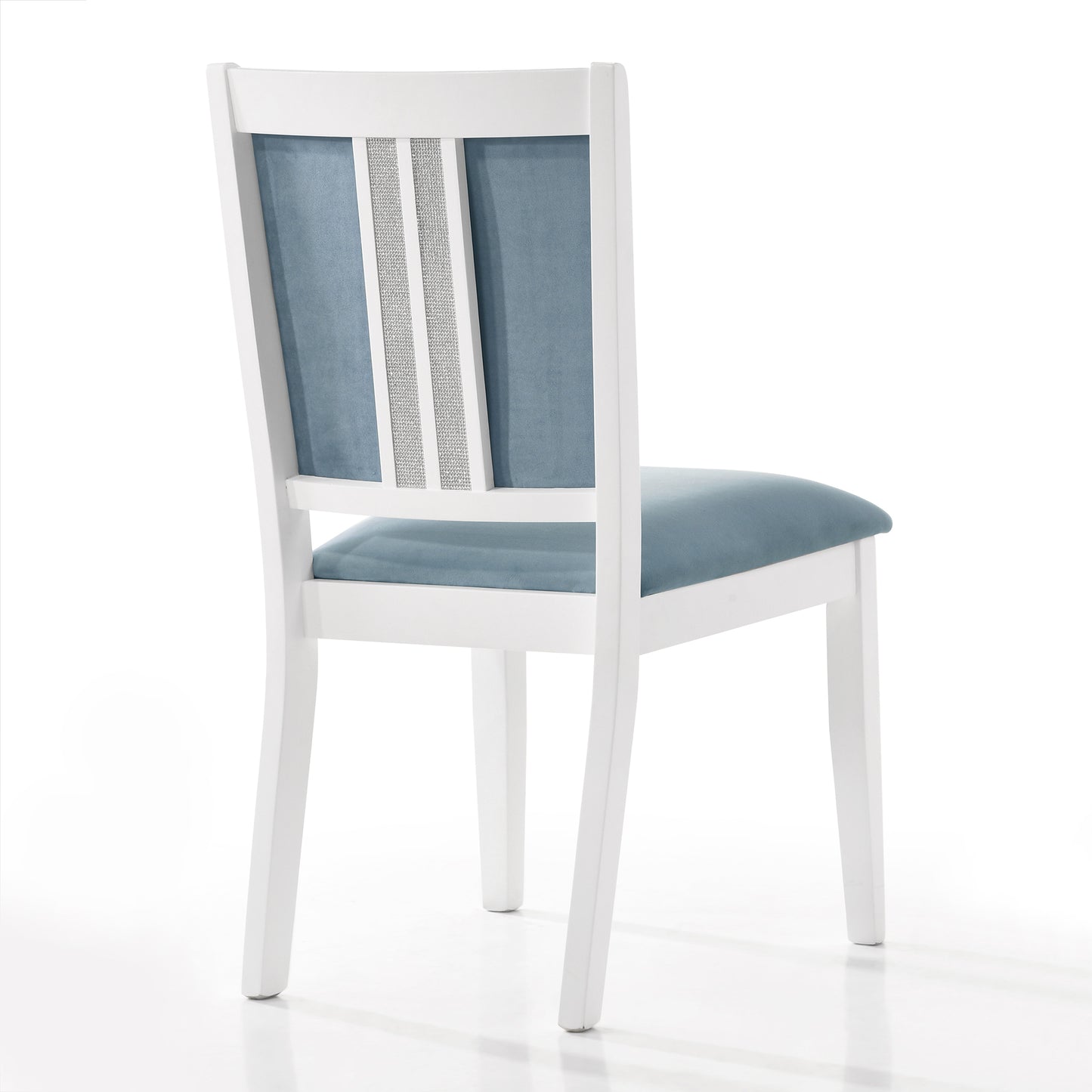 Ketra Crystal Diamond Strip Dining Chairs (Set of 6)