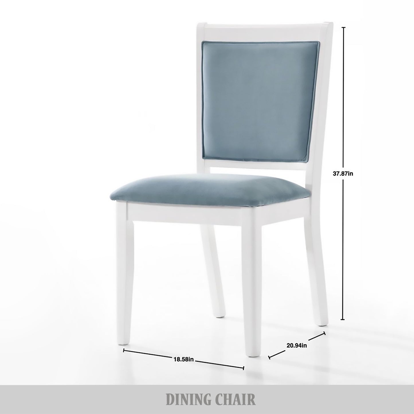Ketra Crystal Diamond Strip Dining Chairs (Set of 6)