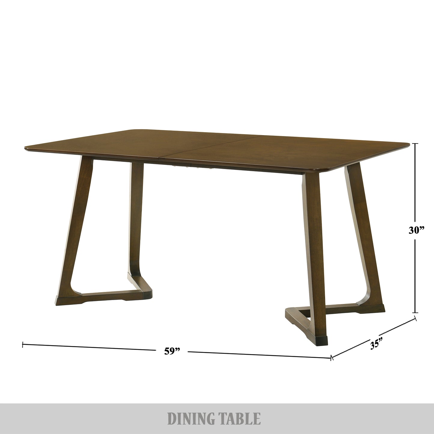 Nema Mid-century Modern Dining Table