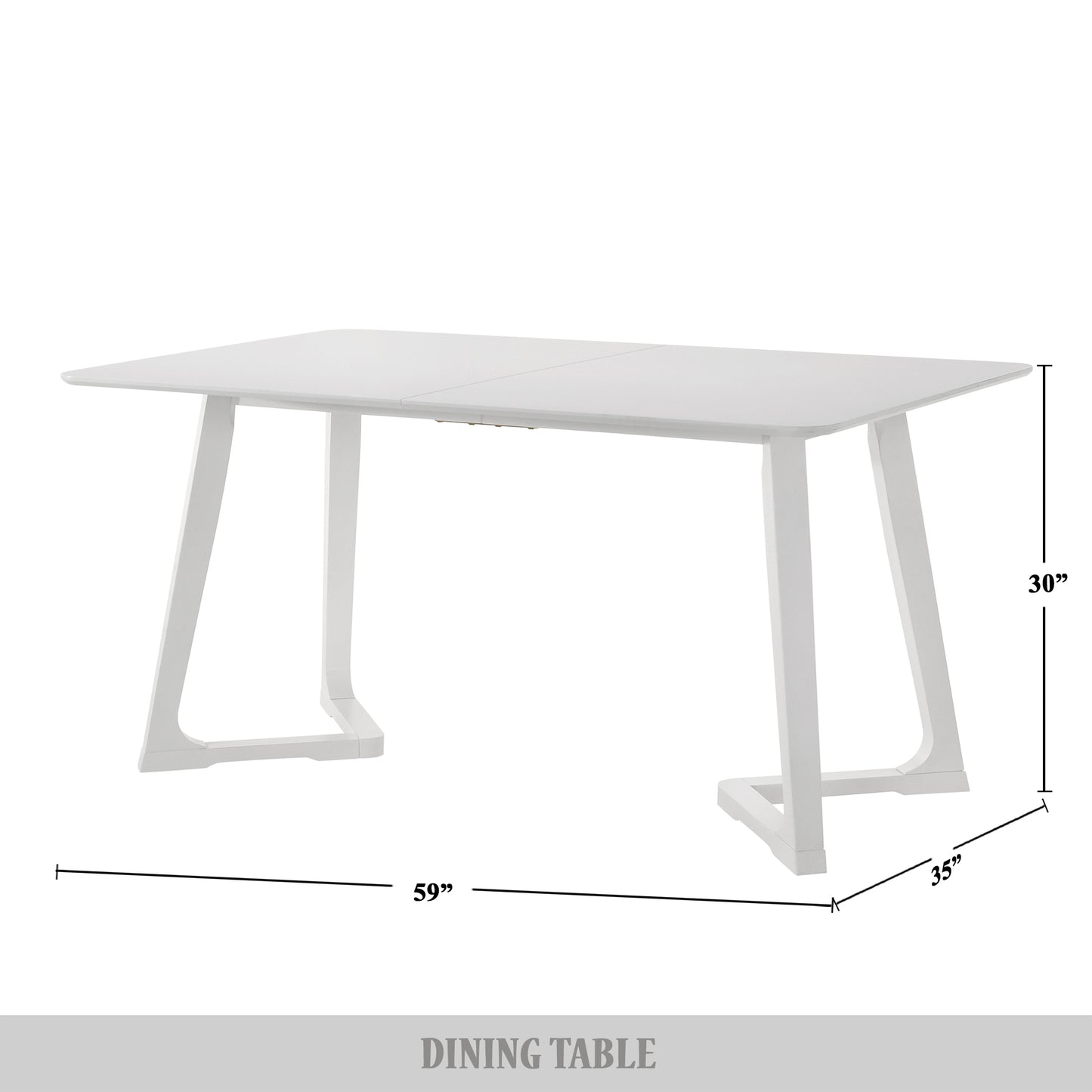 Nema Mid-century Modern Dining Table