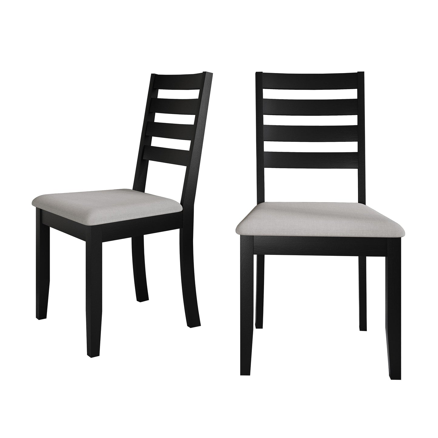 Ocossio Timeless Wooden Dining Chairs (Set of 2) - N/A