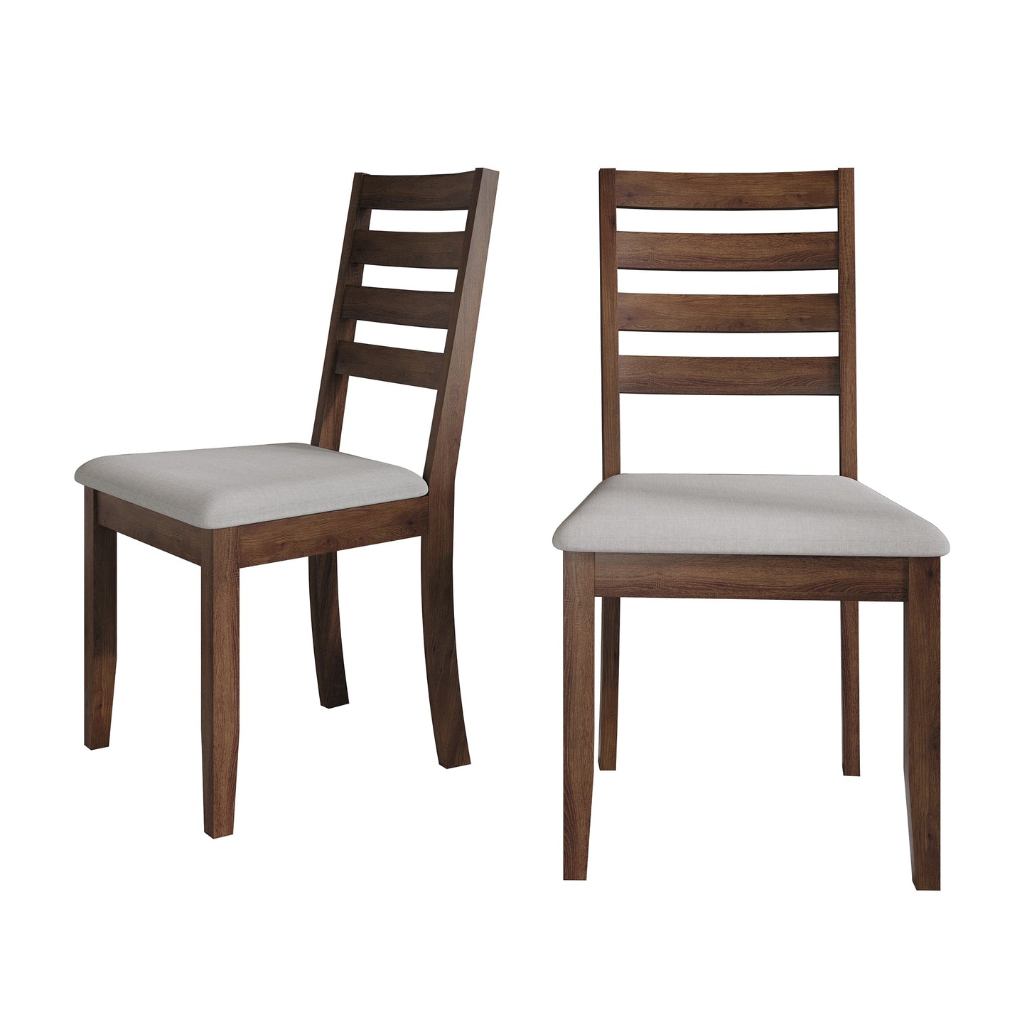 Ocossio Timeless Wooden Dining Chairs (Set of 2) - N/A