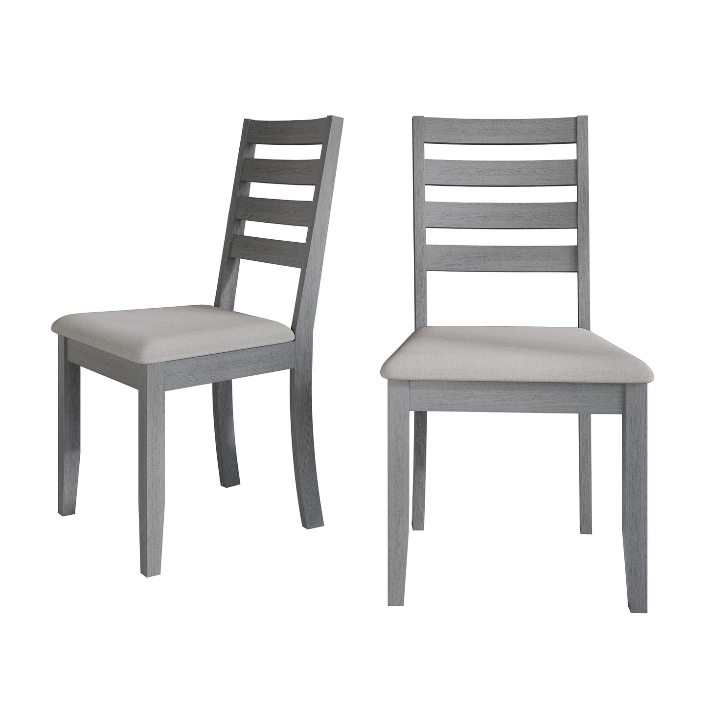 Ocossio Timeless Wooden Dining Chairs (Set of 2) - N/A