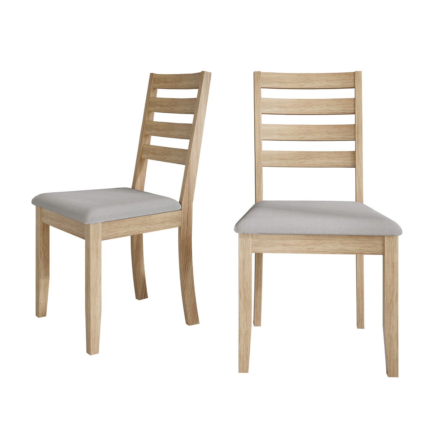 Ocossio Timeless Wooden Dining Chairs (Set of 2) - N/A