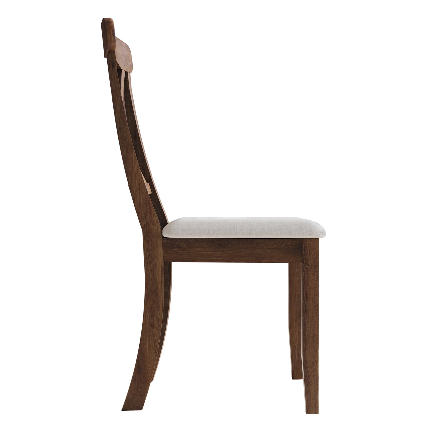 Ocossio Farmhouse Style Wooden Dining Chairs (Set of 2) - N/A
