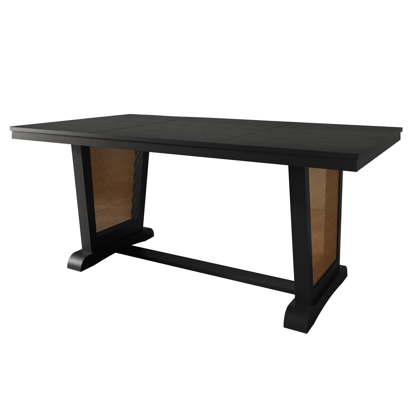 Taire 66'' L Rustic Wooden Dining Table