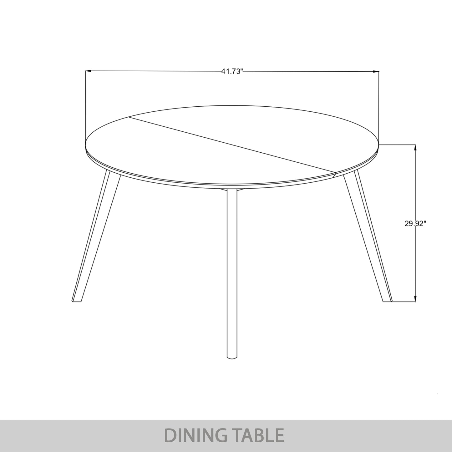 Darith 42'' L Minimalist Wooden Dining T Minimalist Wooden Dining Table