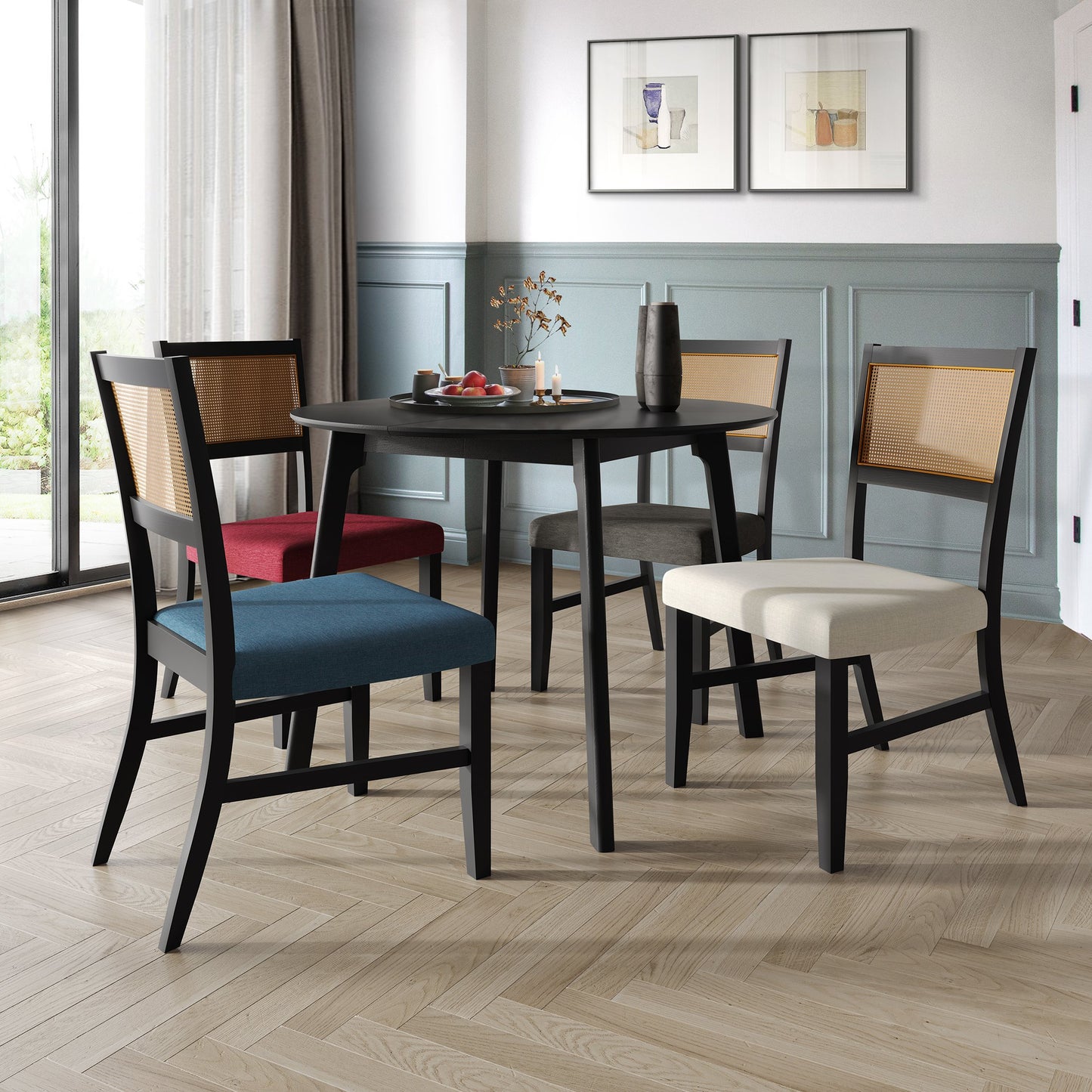 Avalanna Two-tone 5-piece Dining Set