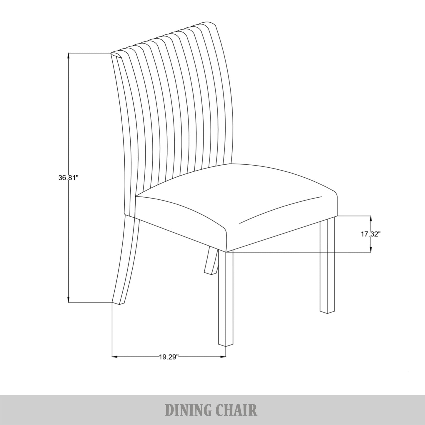 Cordova 2-Piece Dining Chair
