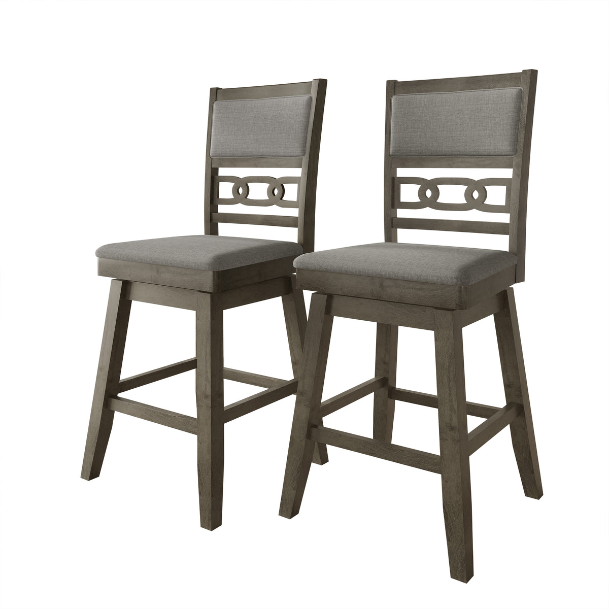 Harper Swivel Counter Stool Set (Set of 2)
