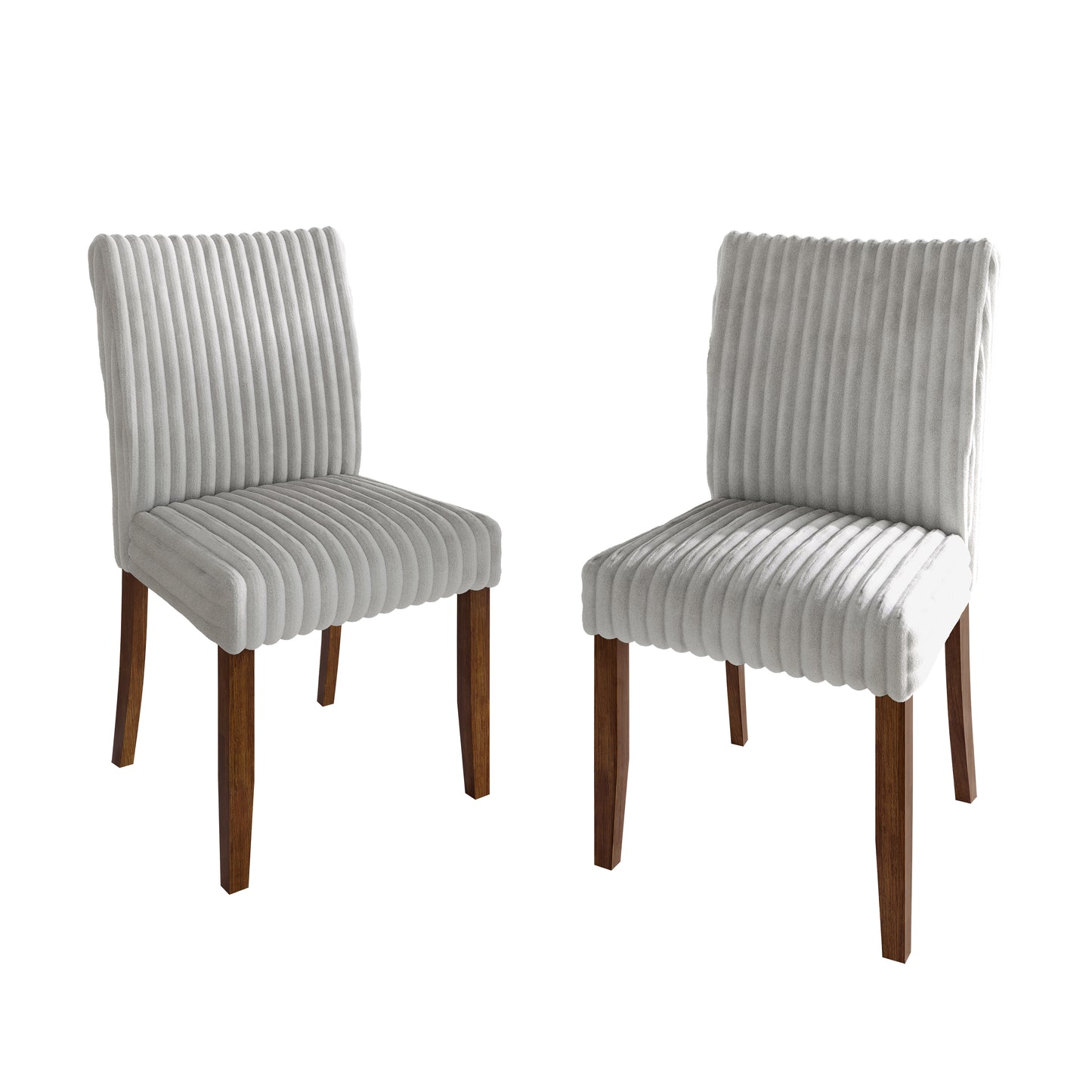 Cora High Back Velvet Dining Chairs – Set of 2