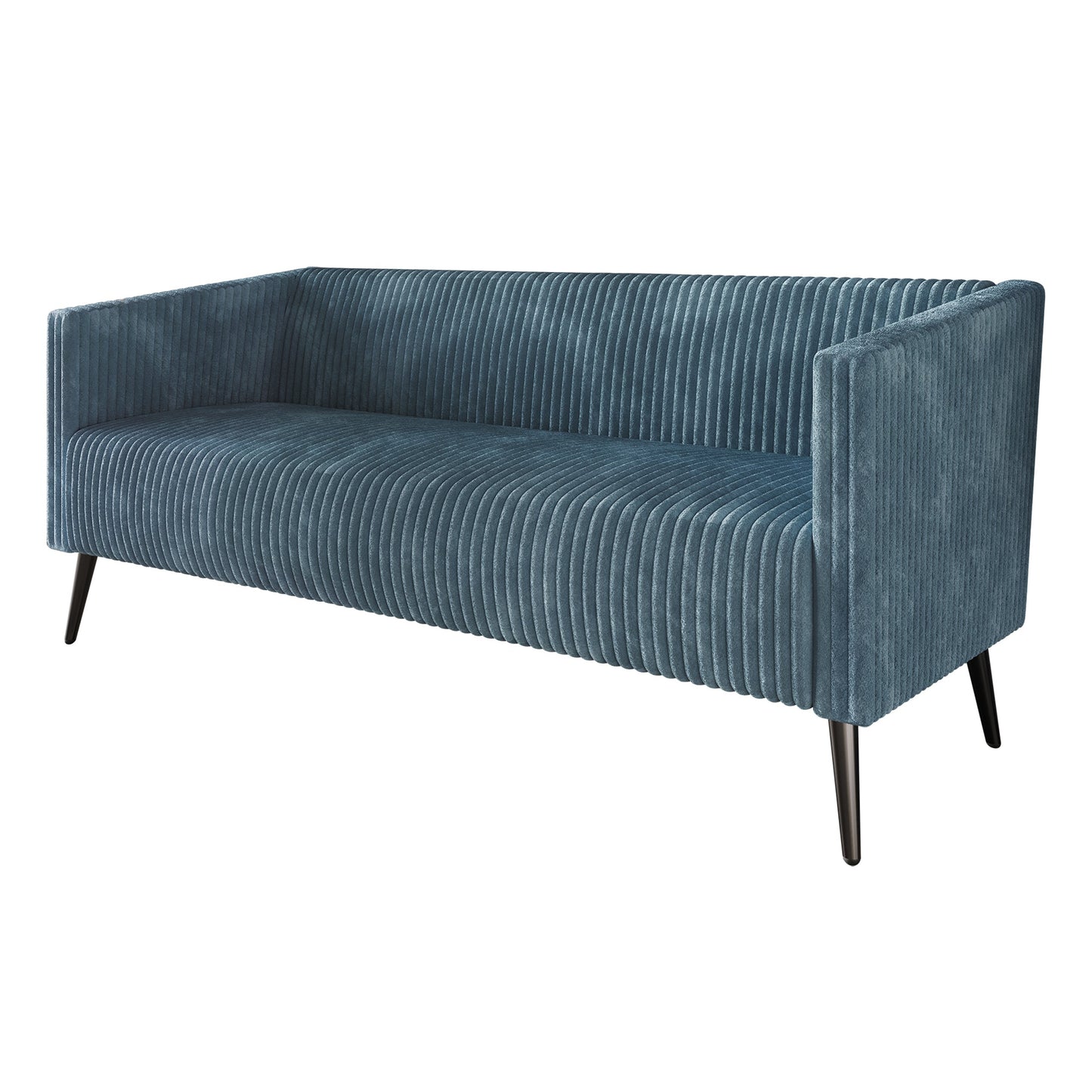 Schermick Modern and Glamorous Velvet Upholstered Sofa