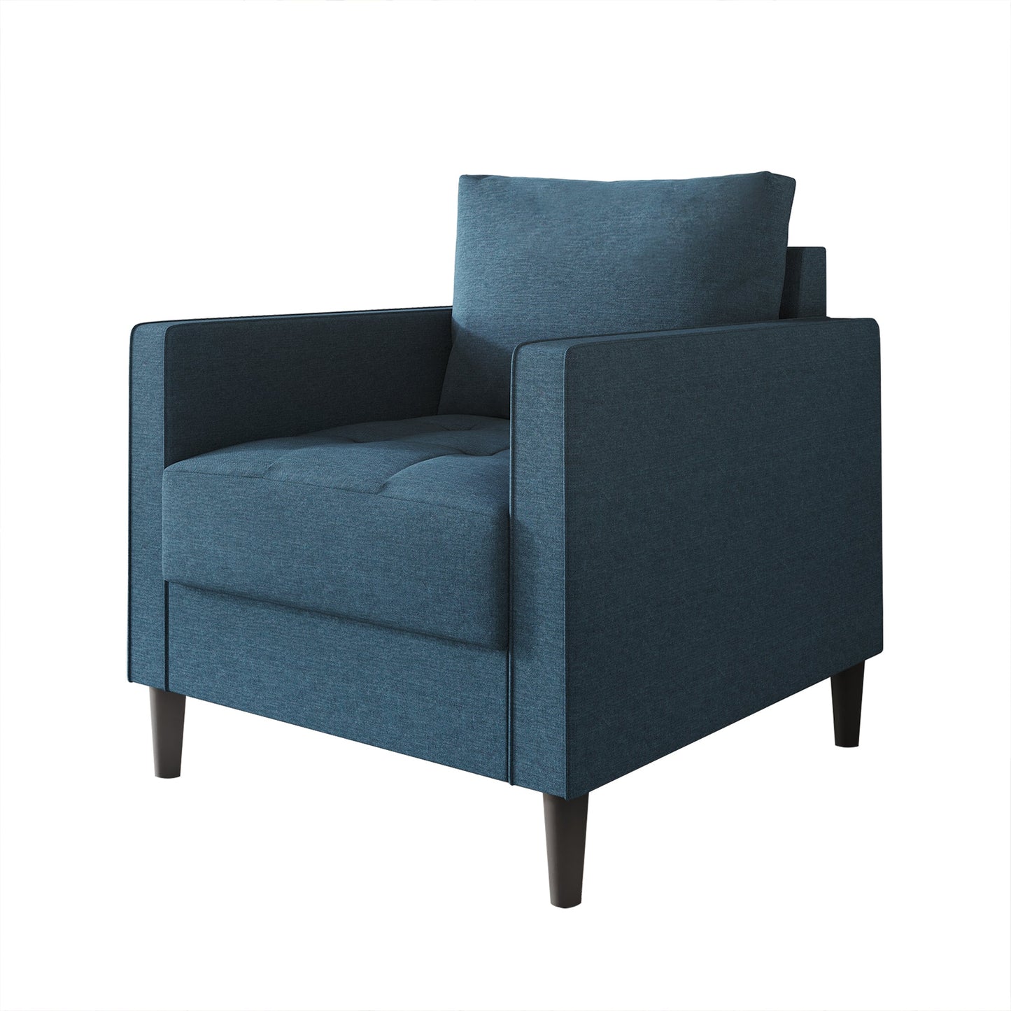 Newquay Minimalist Linen Upholstered Arm Chair