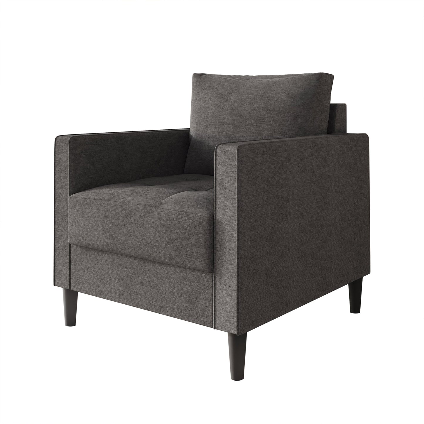 Newquay Minimalist Linen Upholstered Arm Chair