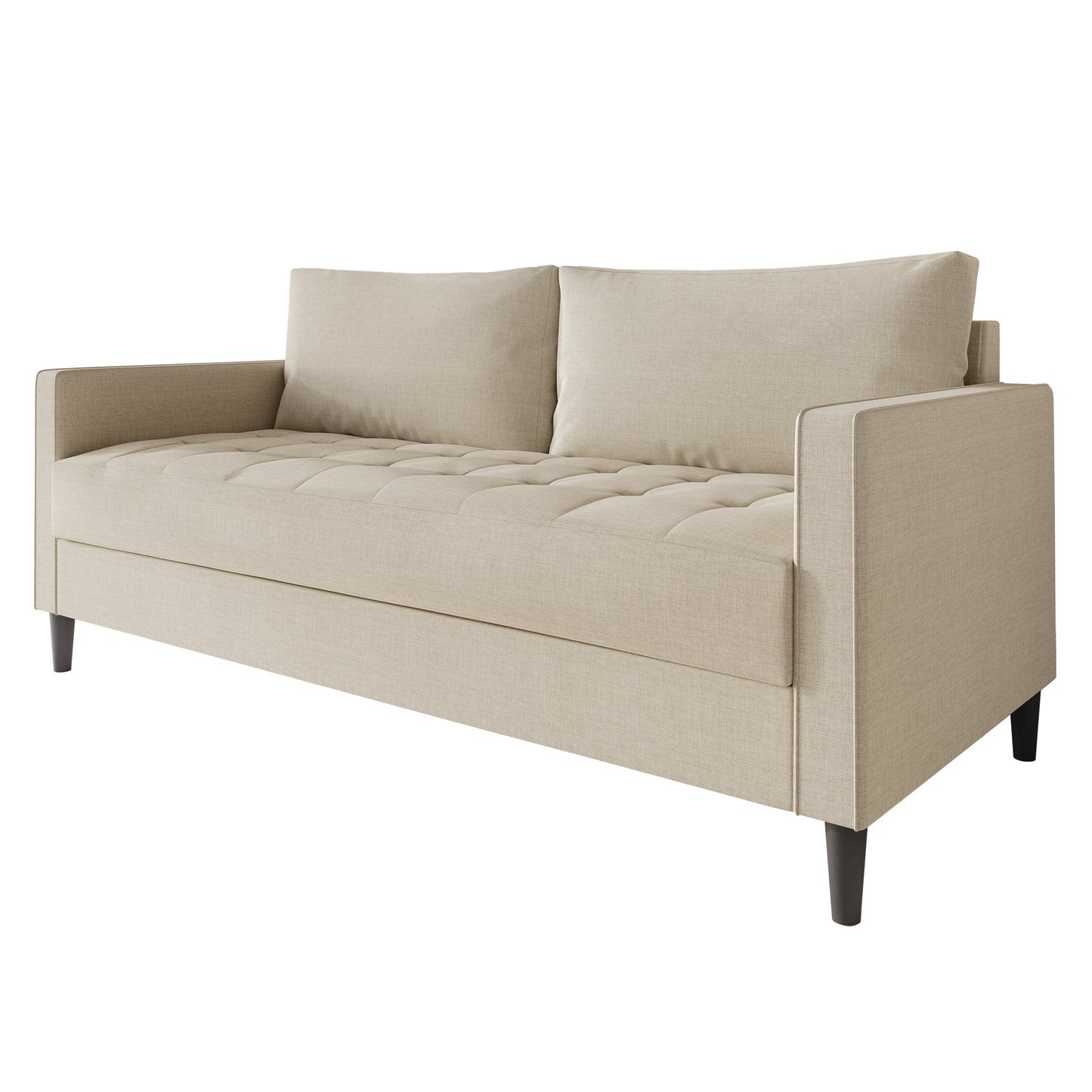 Newquay Minimalist Linen Upholstered Sofa