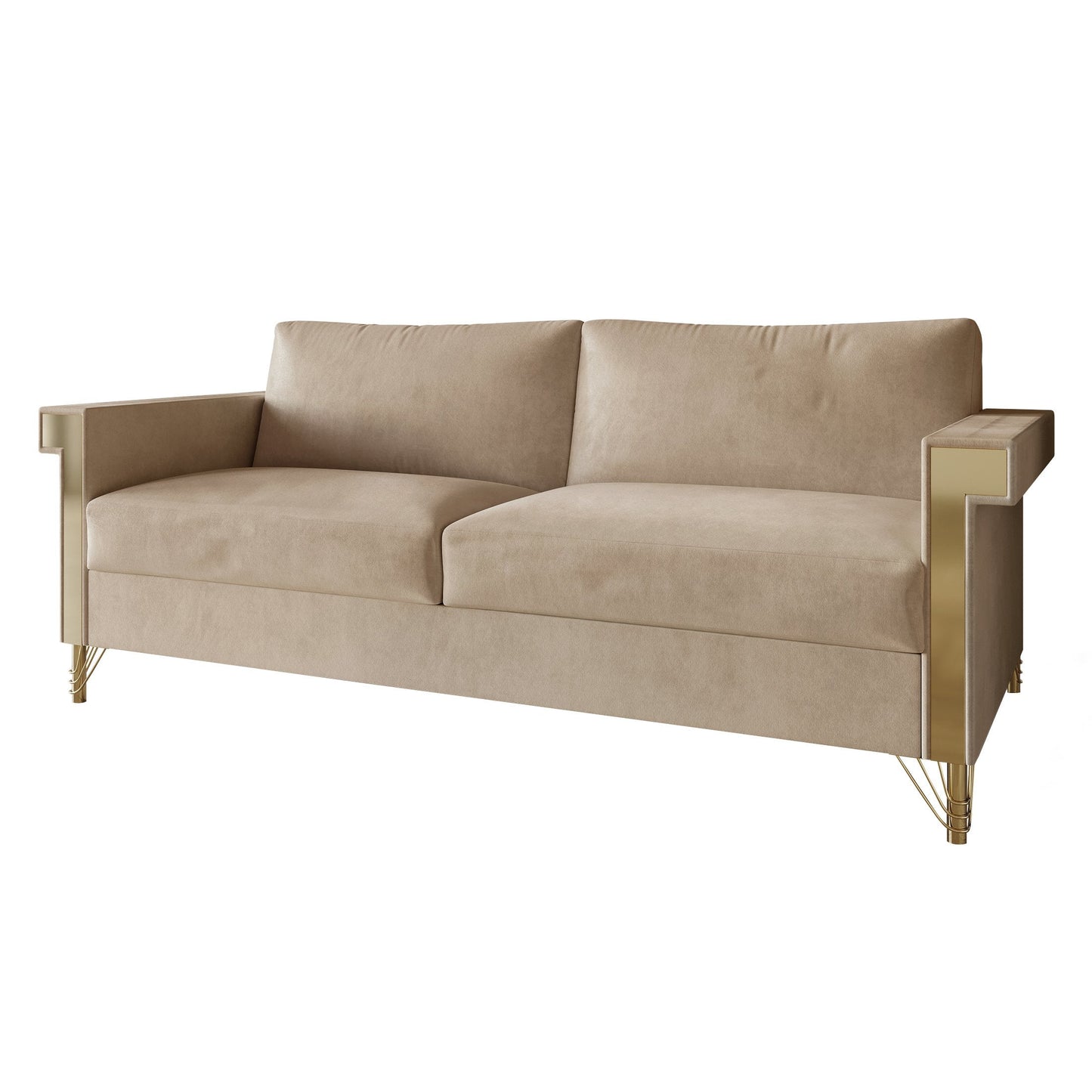 Snaresbrook Velvet Upholstered Sofa