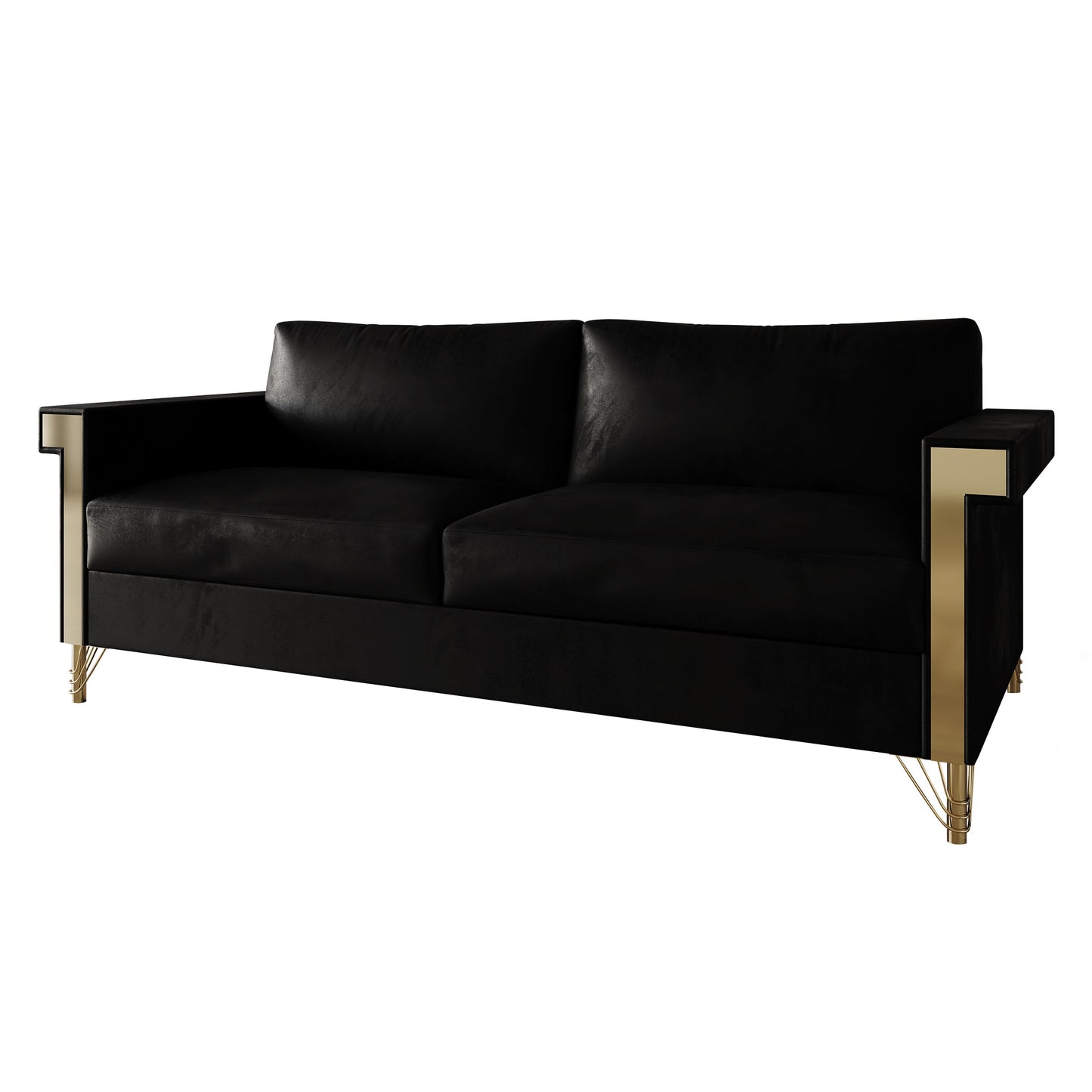 Snaresbrook Velvet Upholstered Sofa
