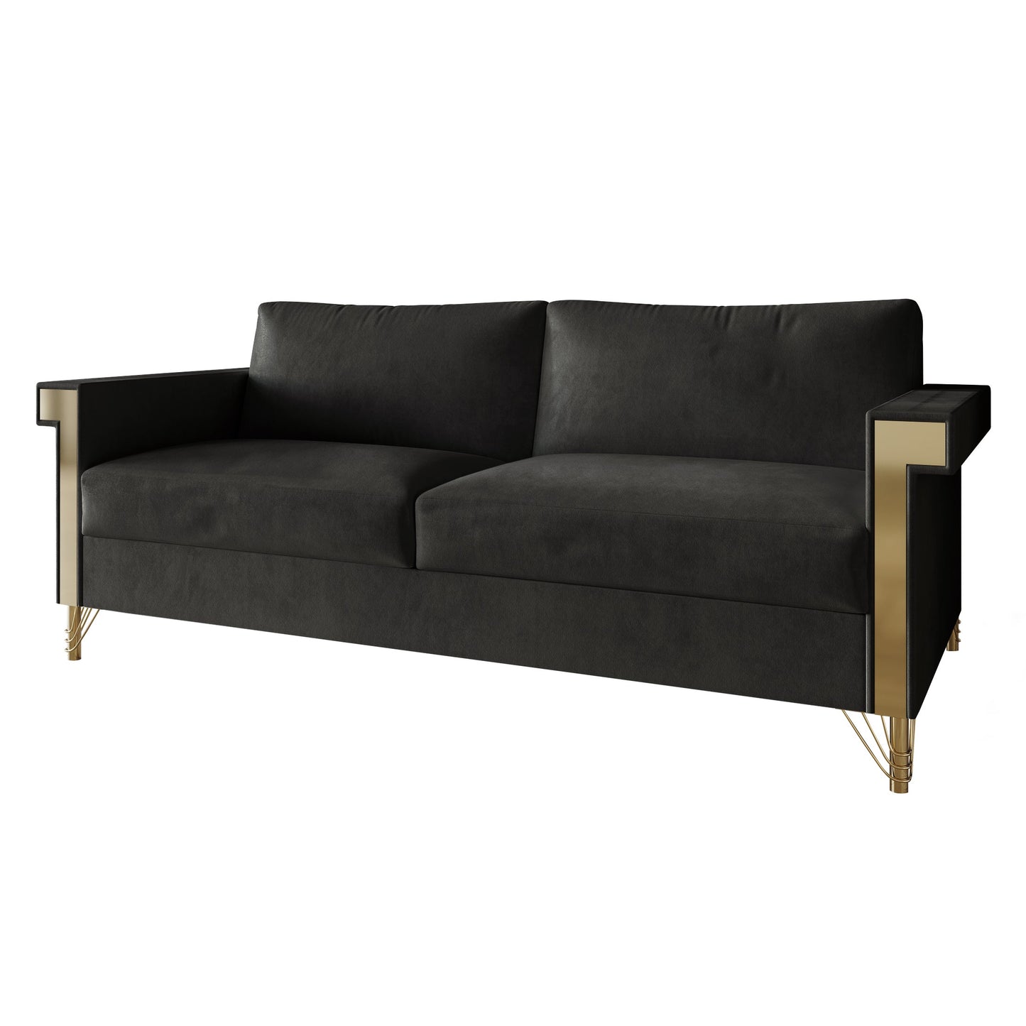 Snaresbrook Velvet Upholstered Sofa