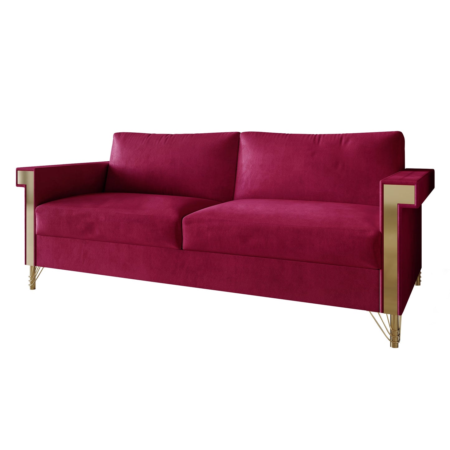 Snaresbrook Velvet Upholstered Sofa