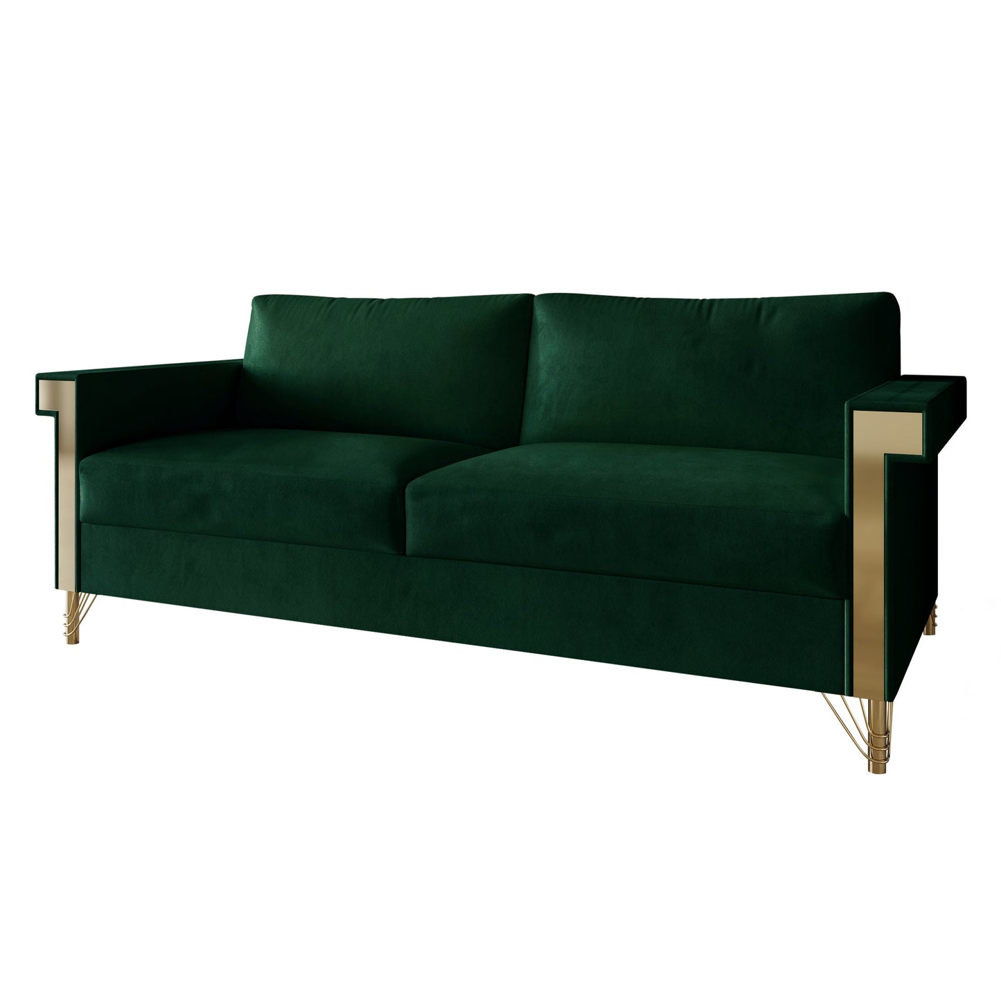 Snaresbrook Velvet Upholstered Sofa
