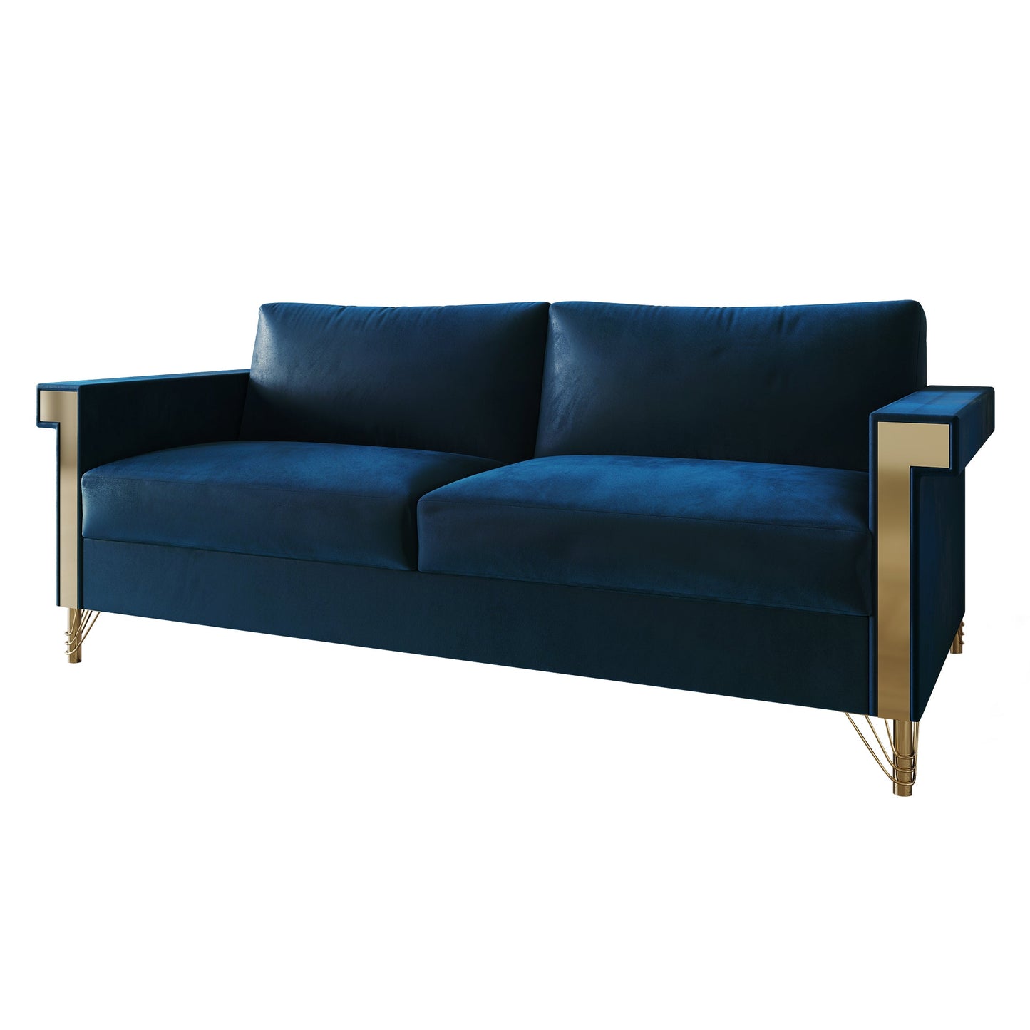 Snaresbrook Velvet Upholstered Sofa