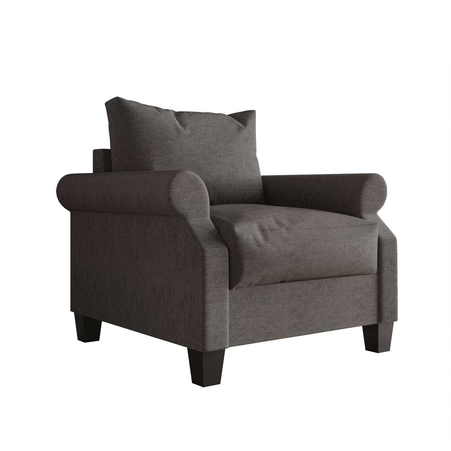 Mayner Linen Upholstered Arm Chair