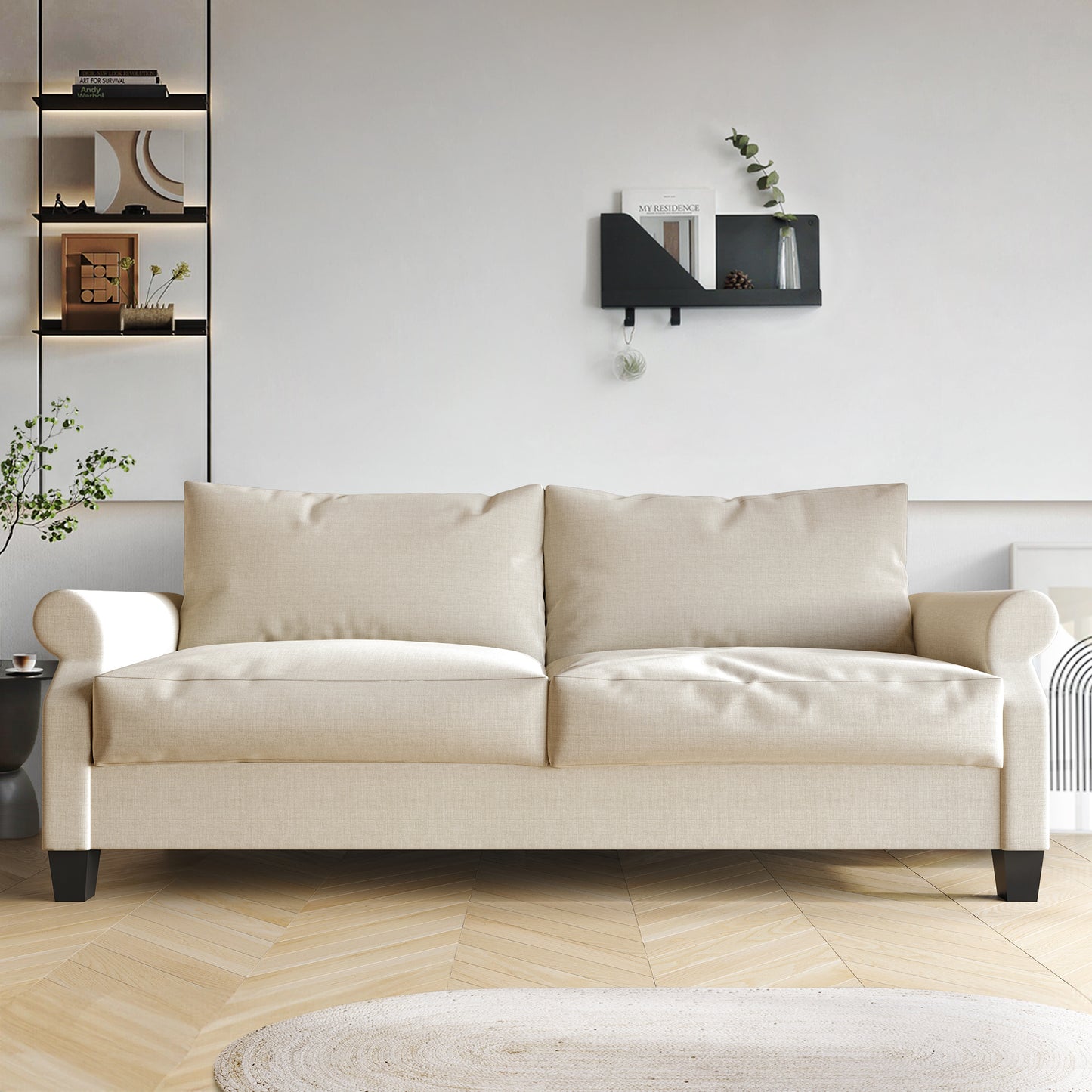 Mayner Linen Upholstered Sofa