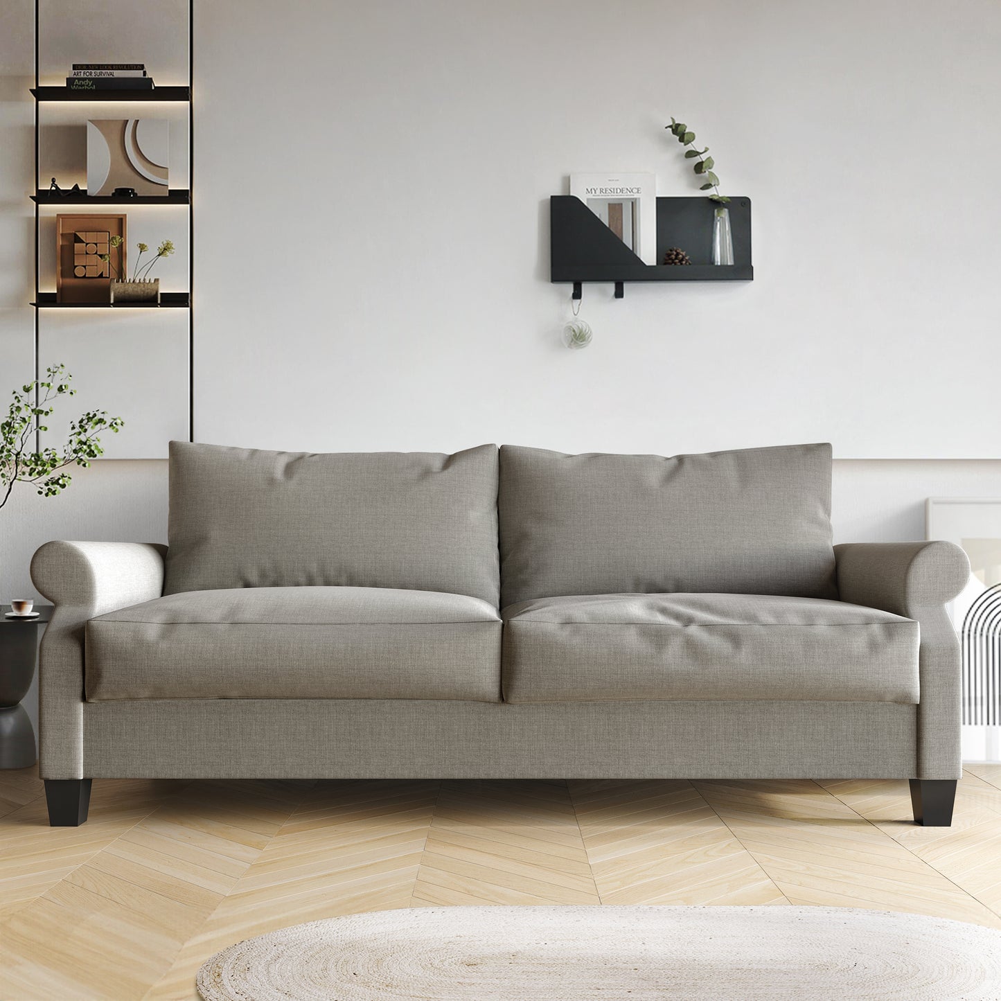 Mayner Linen Upholstered Sofa
