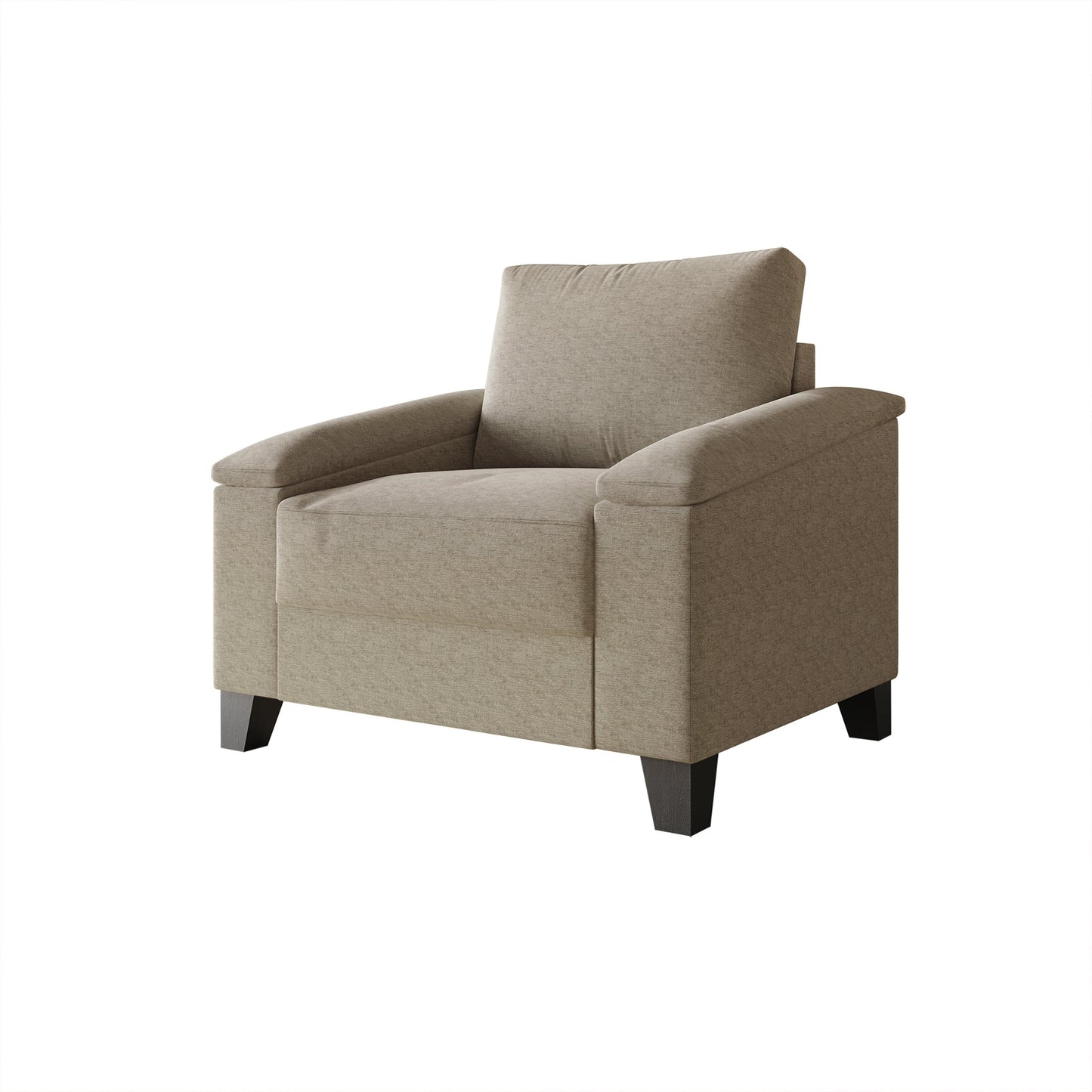 Jacqualyn Style Linen Upholstered Arm Chair
