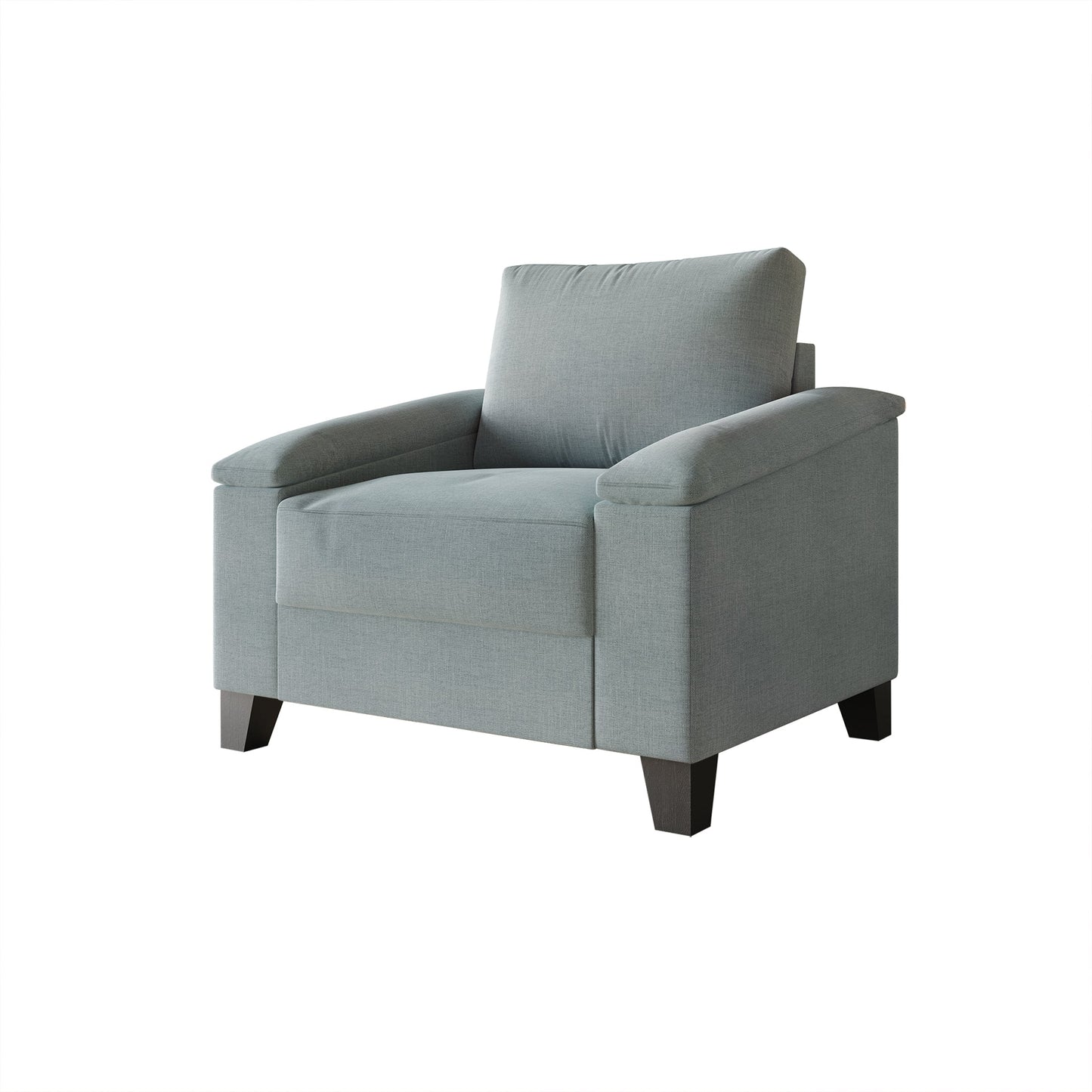 Jacqualyn Style Linen Upholstered Arm Chair