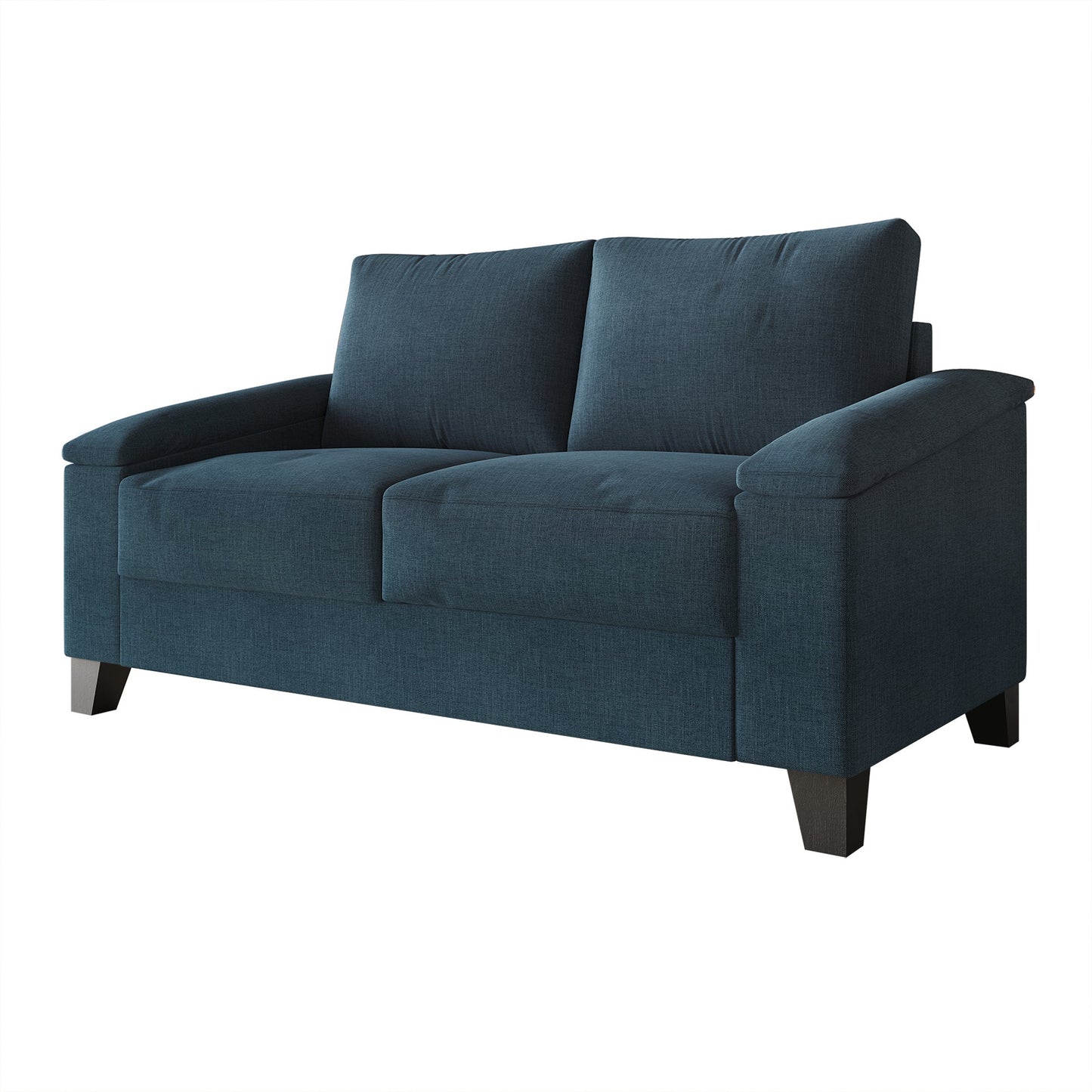 Jacqualyn Style Linen Upholstered Loveseat