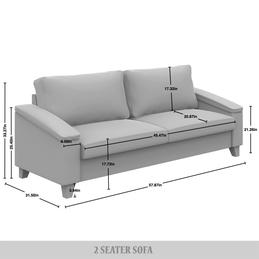Jacqualyn Style Linen Upholstered Loveseat