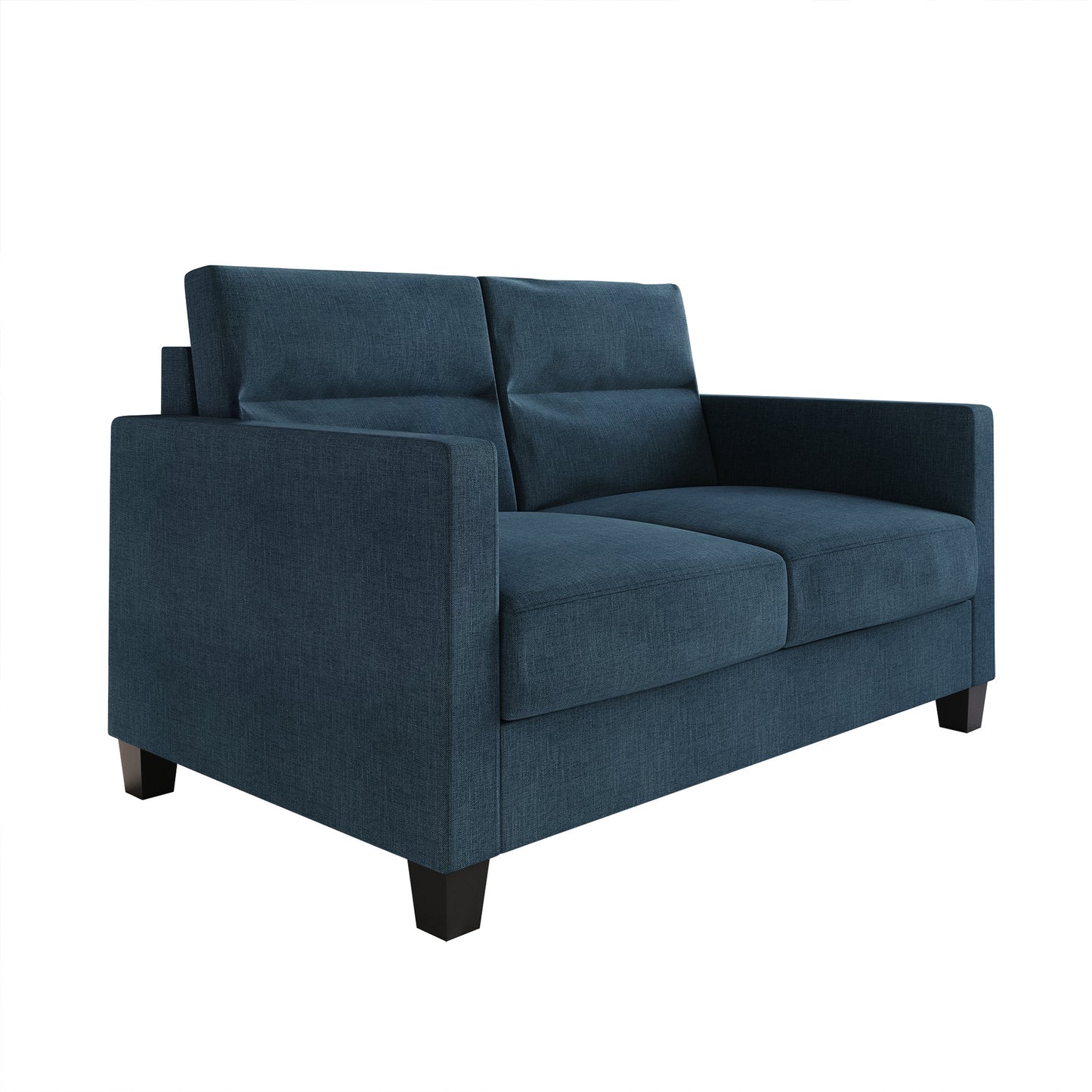 Macy Clean and Minimalist Linen Upholstered Loveseat