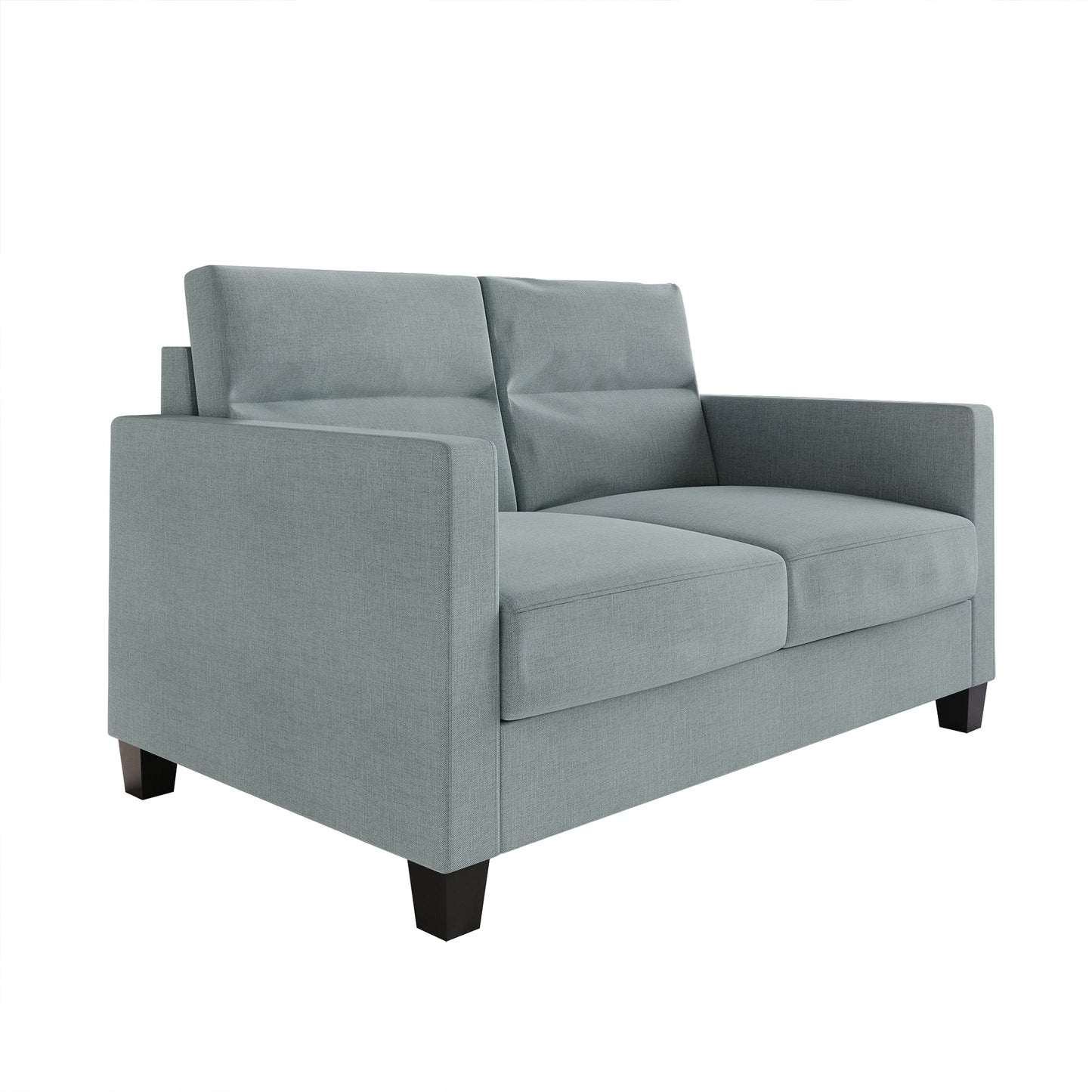 Macy Clean and Minimalist Linen Upholstered Loveseat