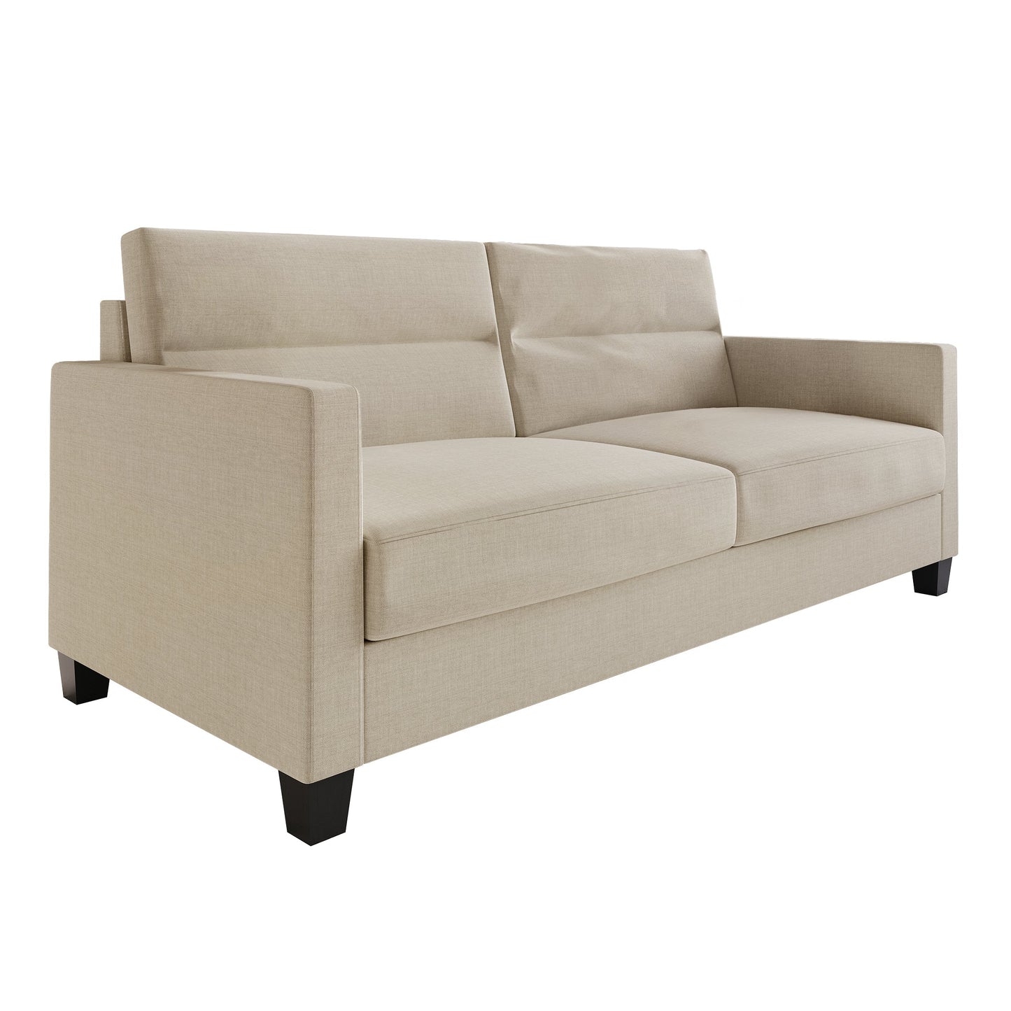 Macy Clean and Minimalist Linen Upholstered Sofa