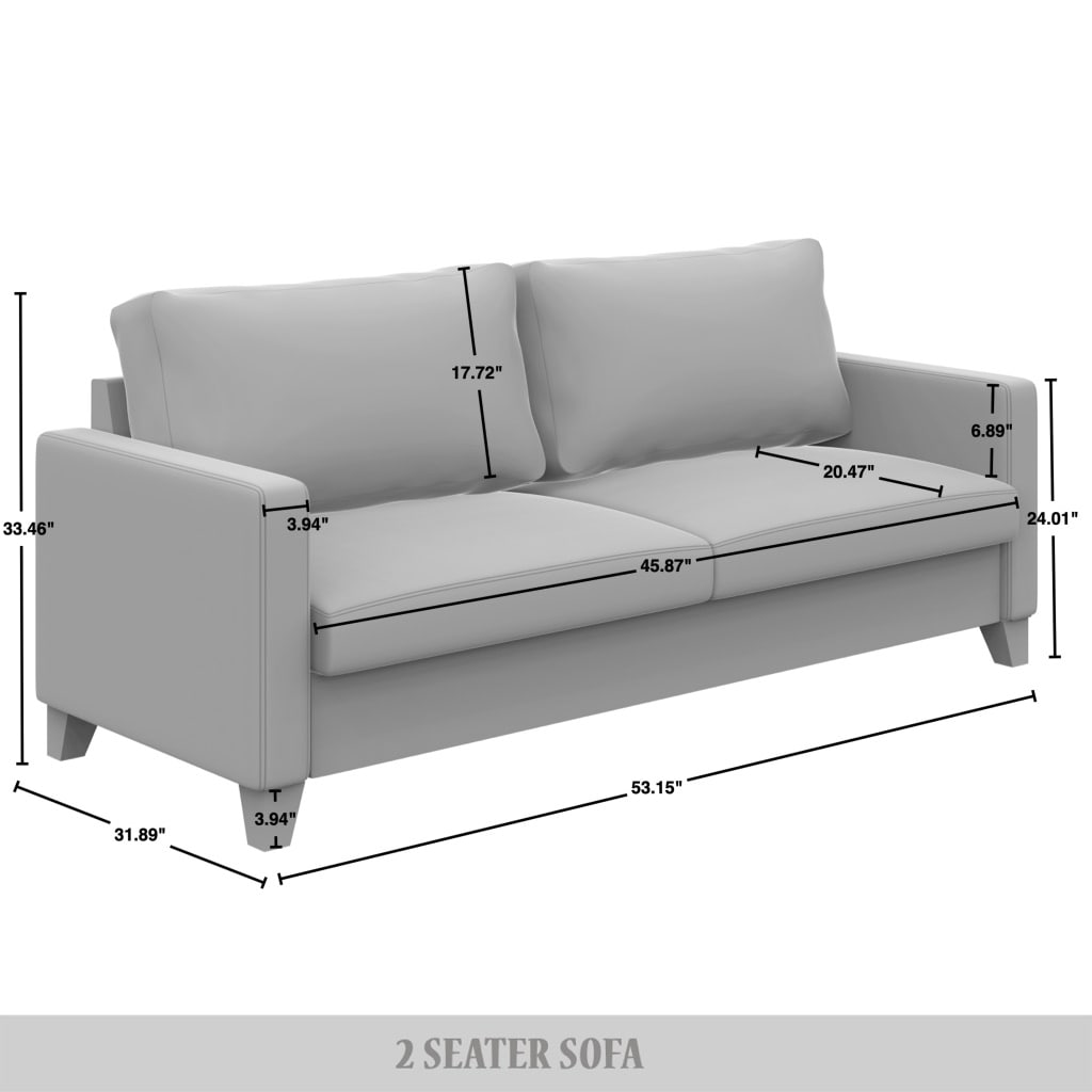 Shadybrook Mid-Century Modern Velvet Upholstered Loveseat