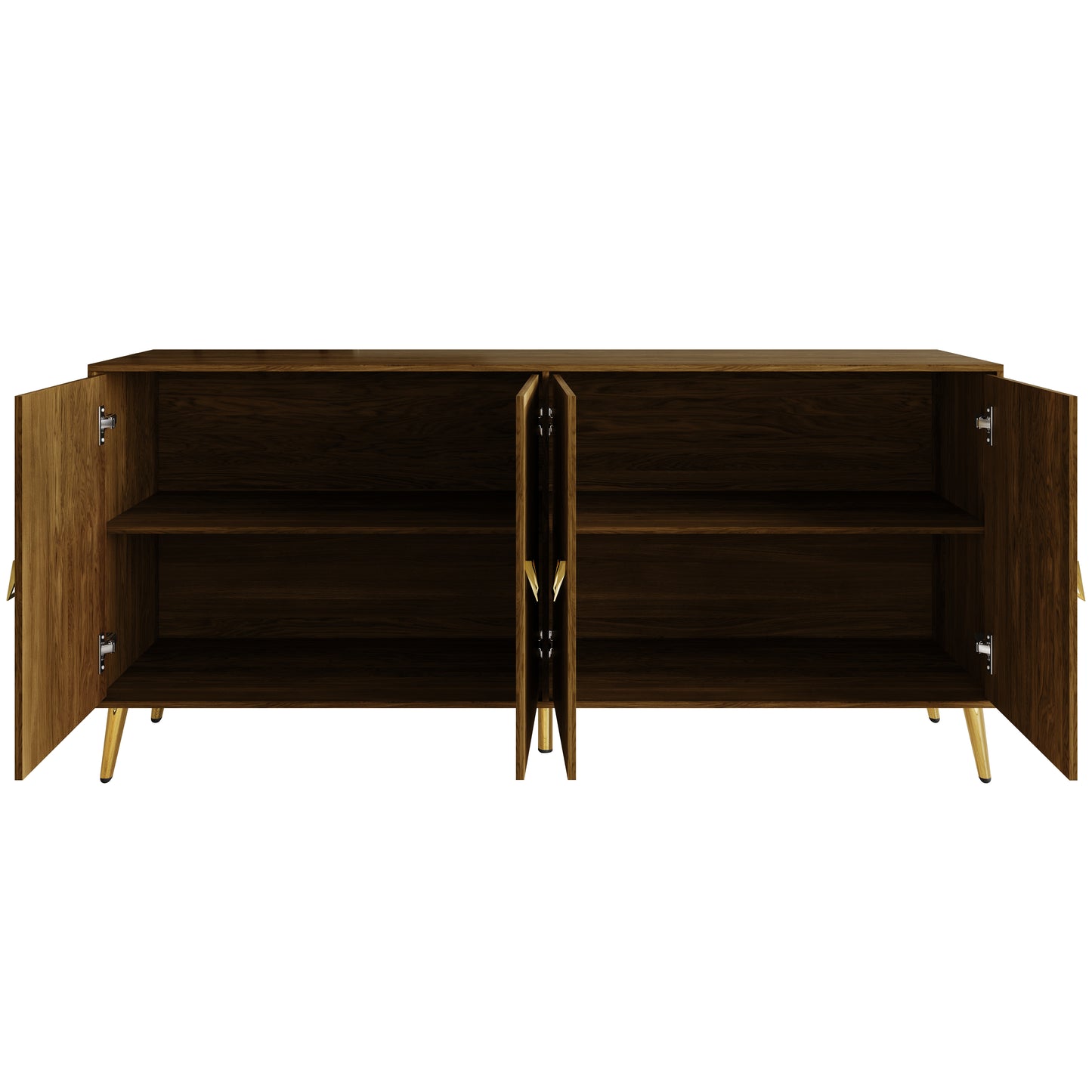 Sophisti 4-Door Sideboard with Gold Handles