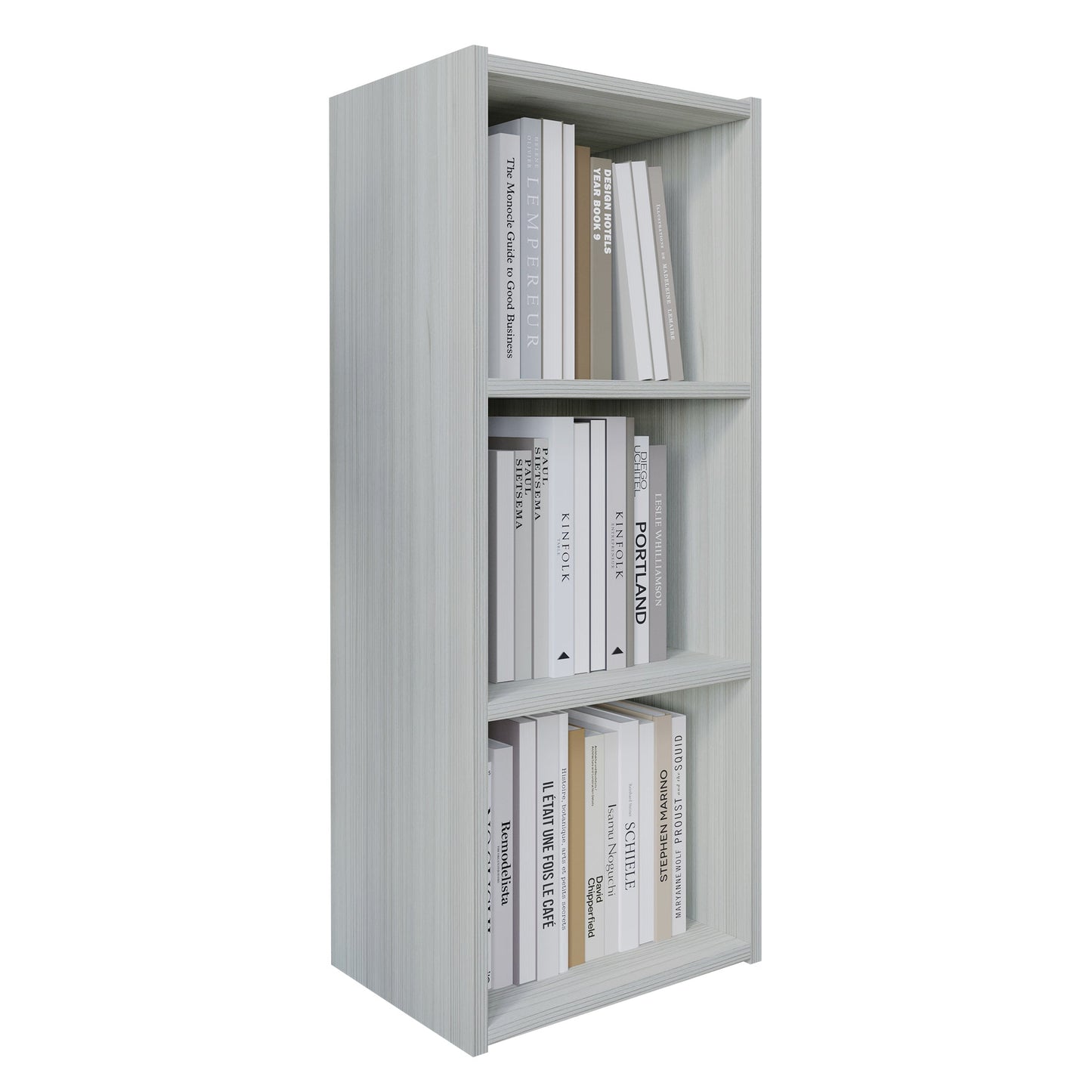 Machin Wooden 3-cube Shelves Bookcase